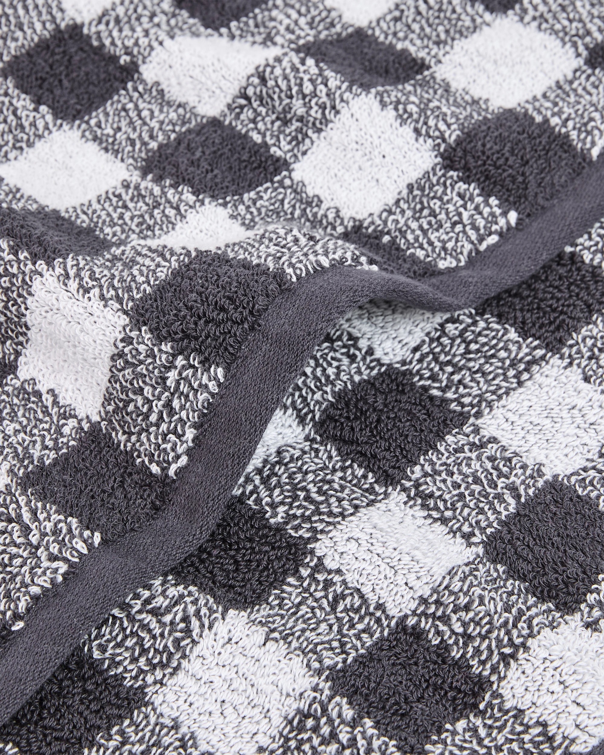 3 Target Georgie Aus Cotton Gingham Bath Towel
 - Grey, 3 of 3
