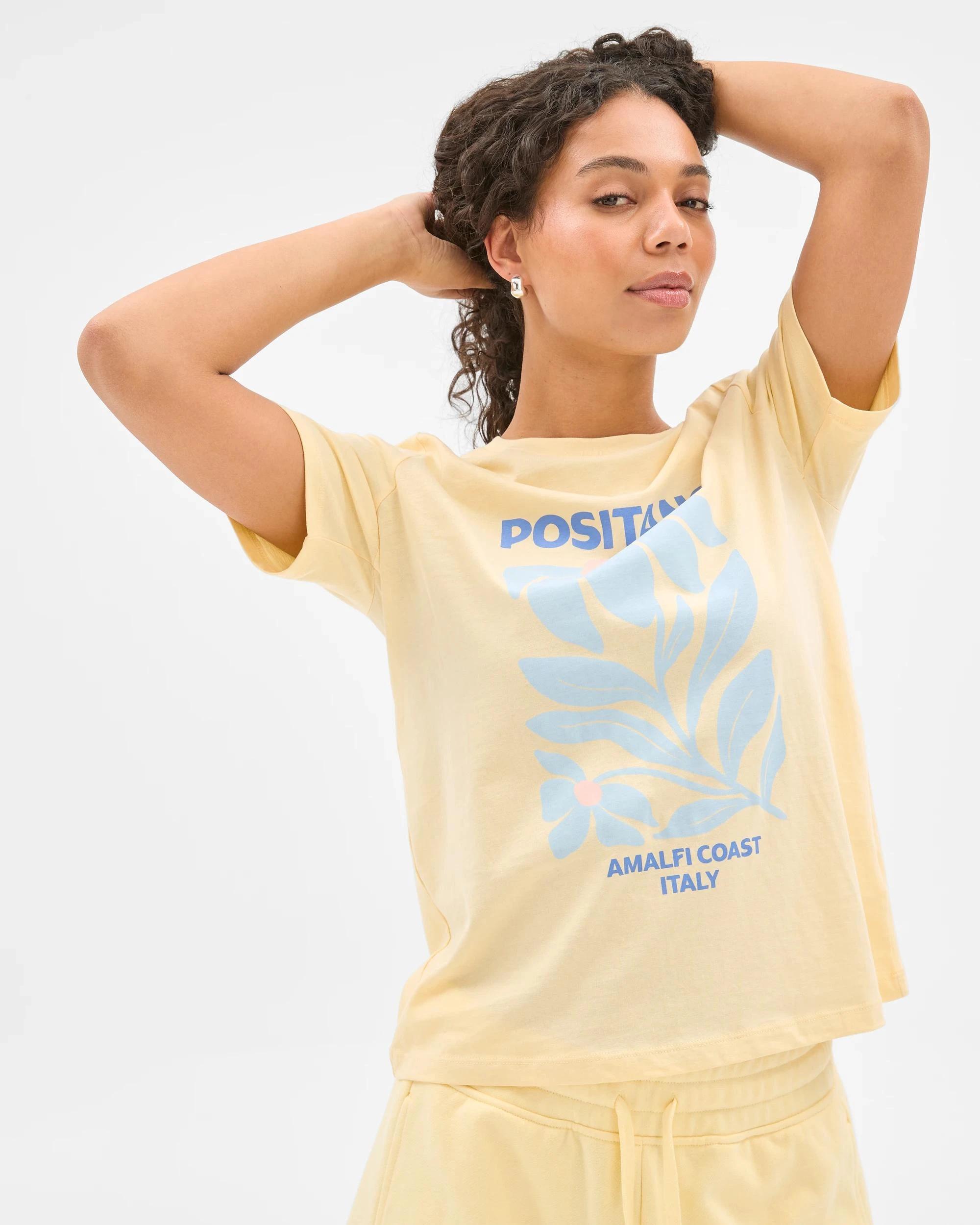 1 Target Australian Cotton Print T-Shirt LEMON POSITANO, 1 of 5