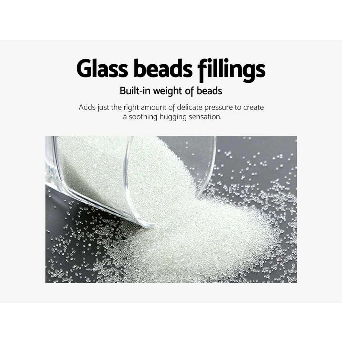 7 Giselle Weighted Blanket 7KG Adult - Grey, 7 of 8