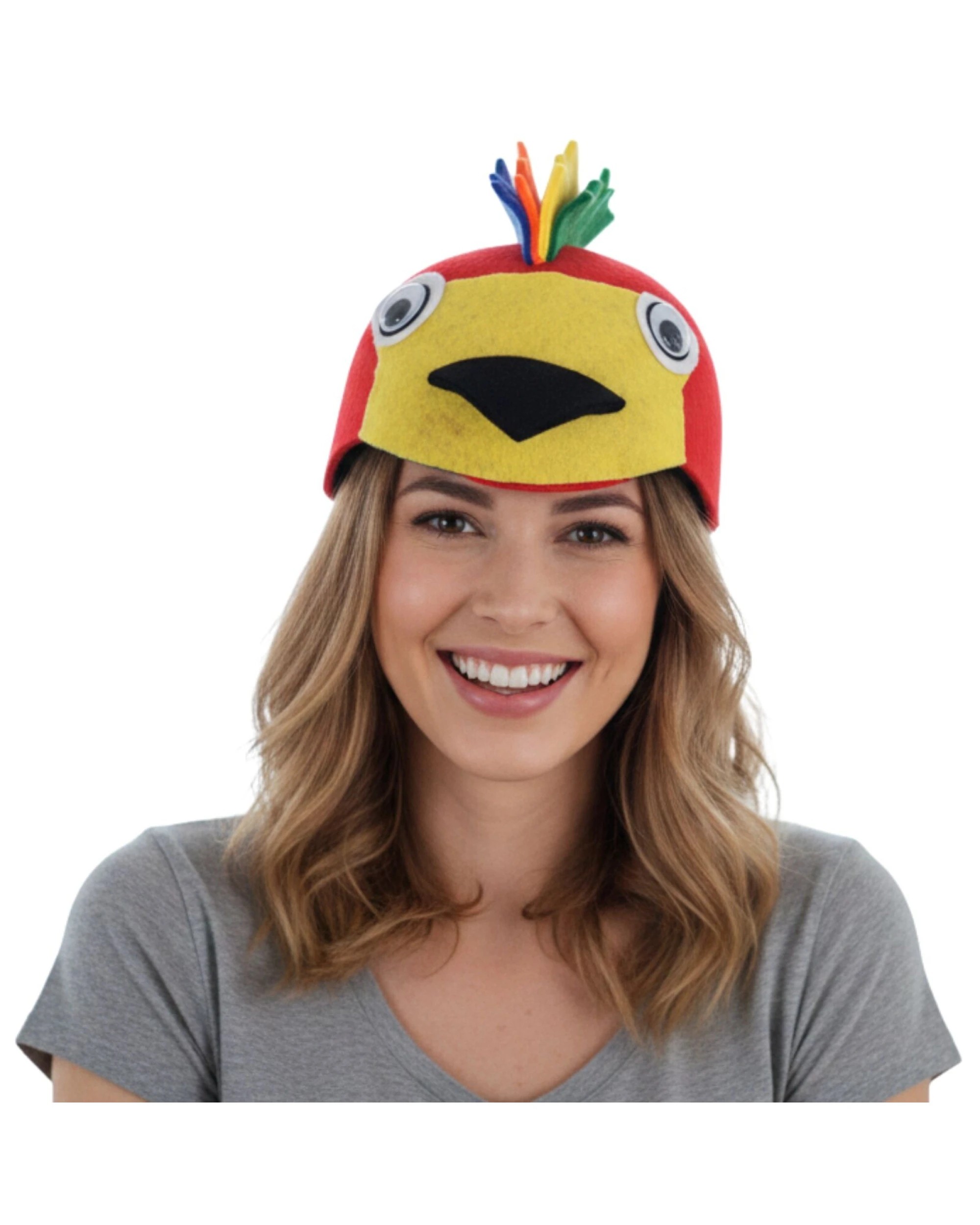 2 BR Costumes Parrot Animal Hat Costume Accessory with Elastic Chin Strap, 2 of 2