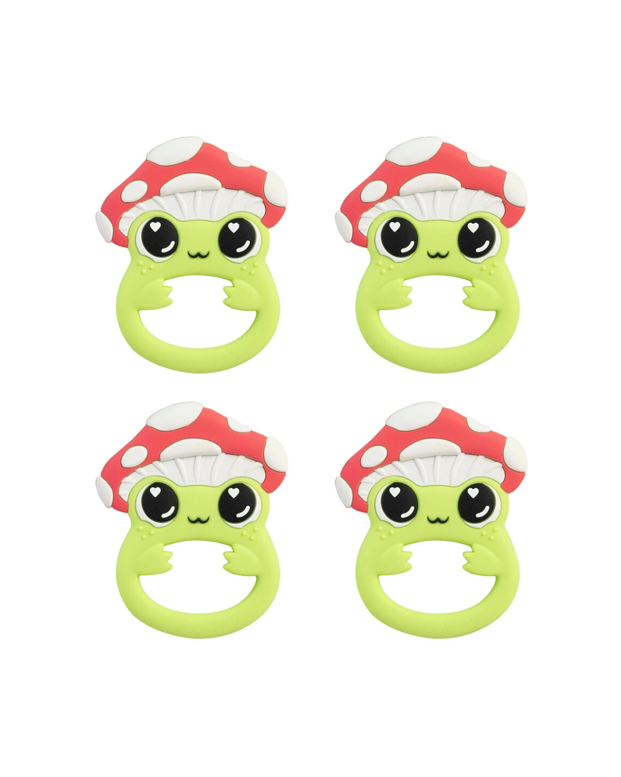 1 Lamaze 4PK Finlee The Frog Silicone Teether Newborn Baby Toddler - Multi, 1 of 8
