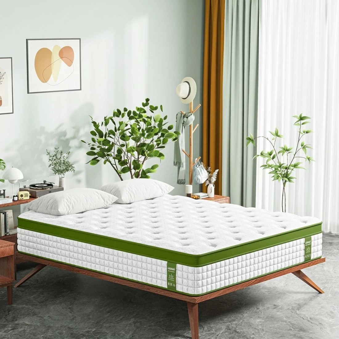 4 BedStory Single Mattress 30cm Medium Firm - Hybrid Mattress for Pressure Relief & Motion Isolation - Single Bed - White, 4 of 6