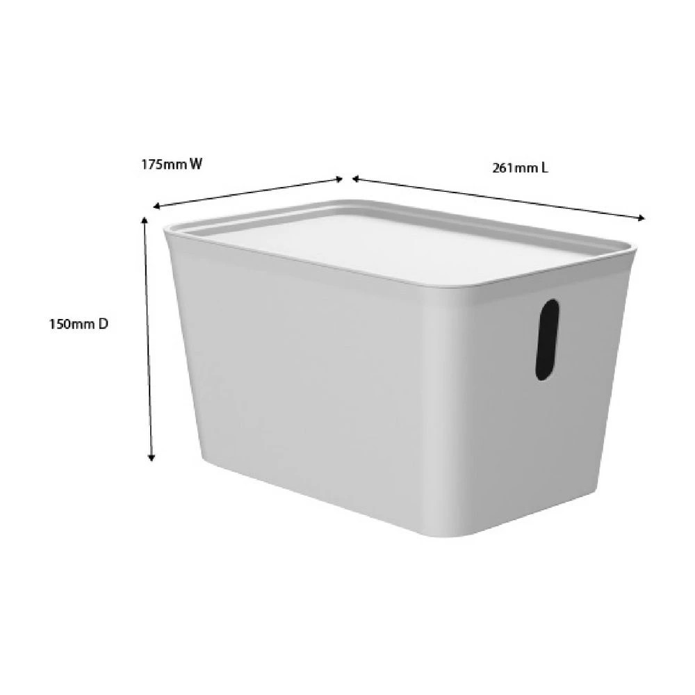 2 Otto 4.8L PET Modular Basket Medium Tall White, 2 of 6