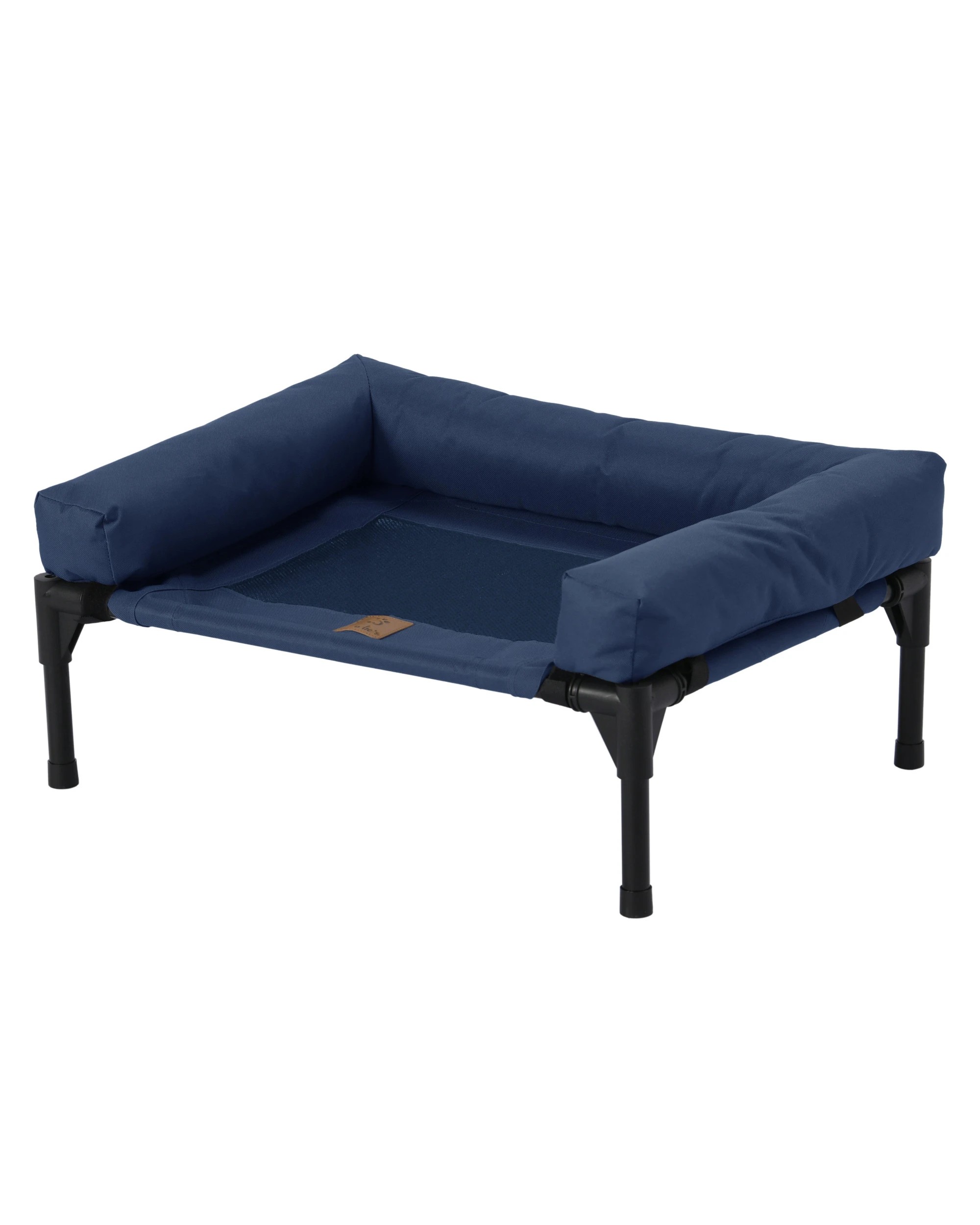 4 Charlie's Elevated Trampoline Bolster Sofa Dog Bed Blue Medium - Blue, 4 of 6