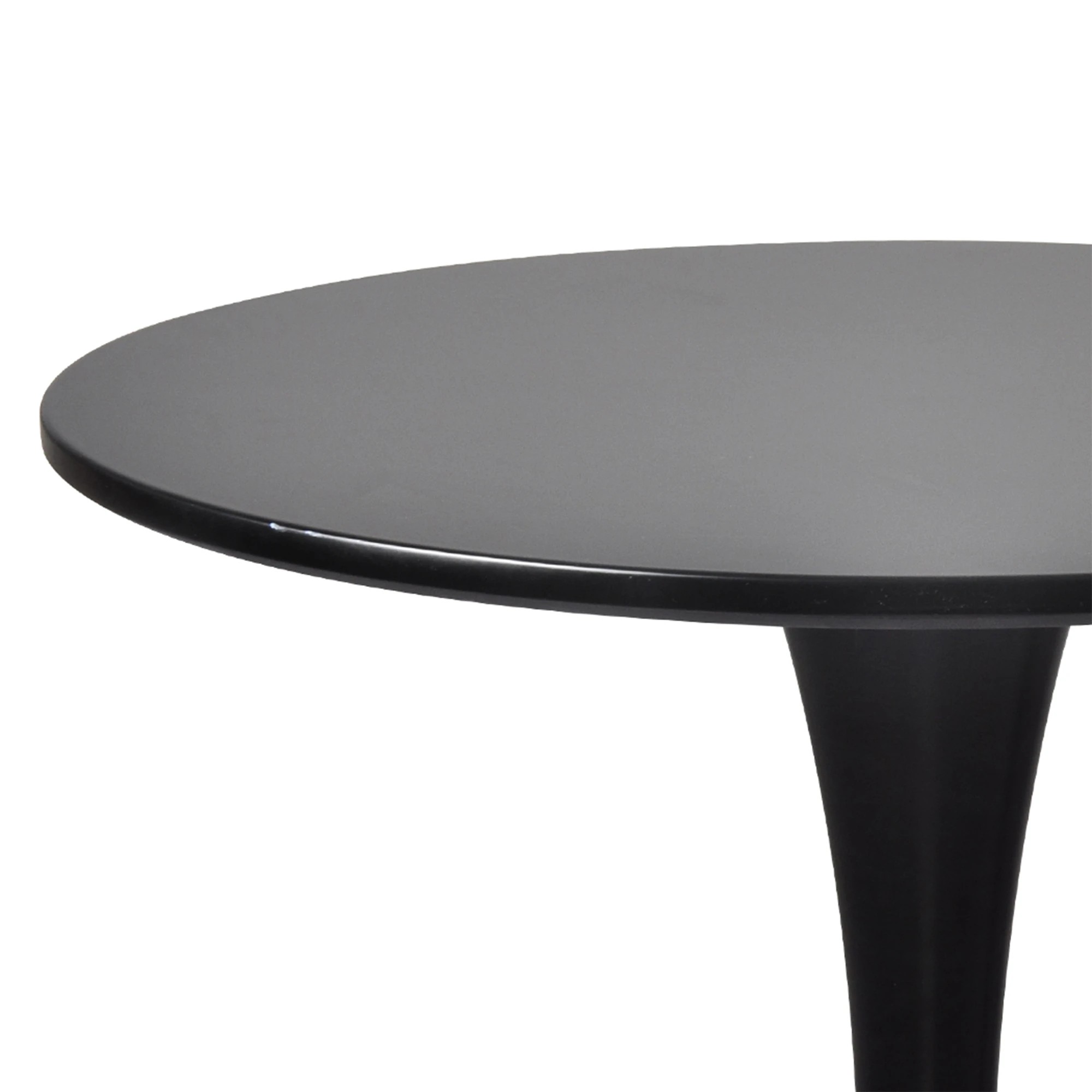 4 Levede 2x Round Marble Bar Tables - Black, 4 of 6