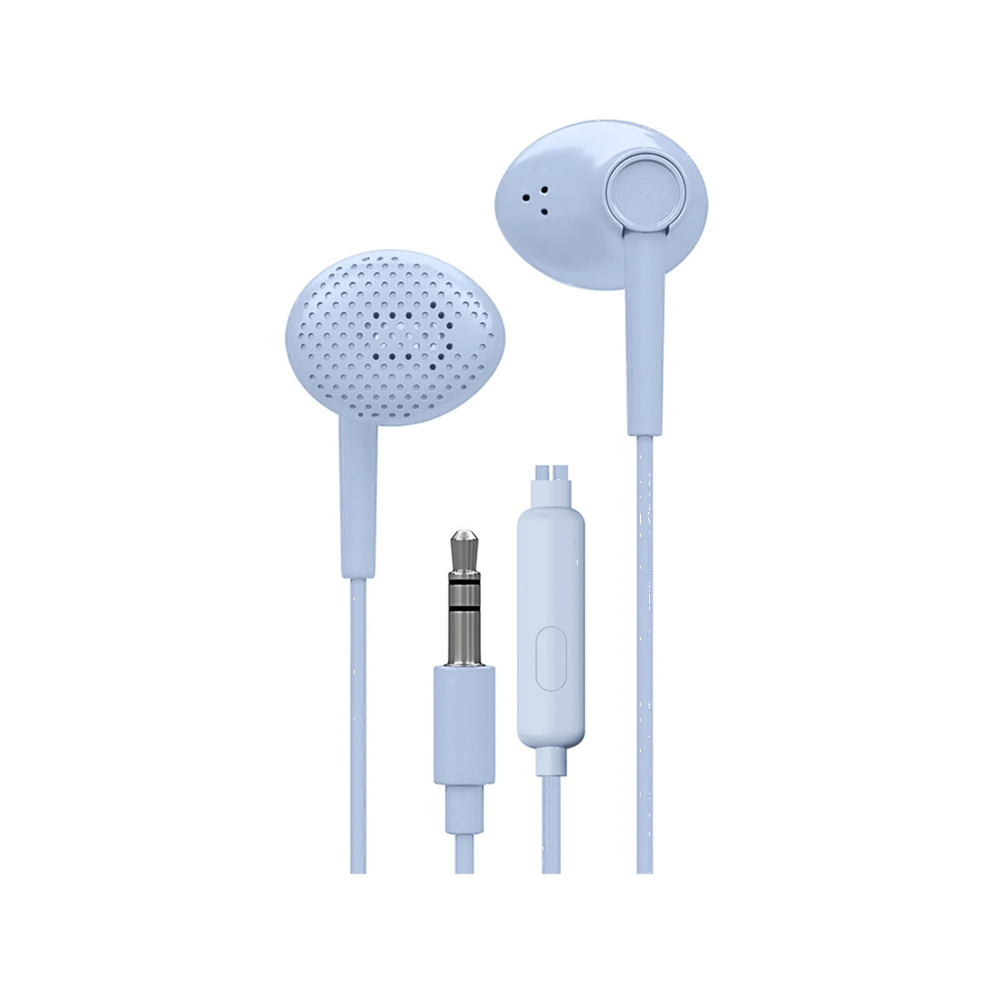 2 Liquid Ears Everyday 3.5mm Wired Bud Earphones With Mic 2PK 13.6mm Drivers
 - blue, 2 of 4