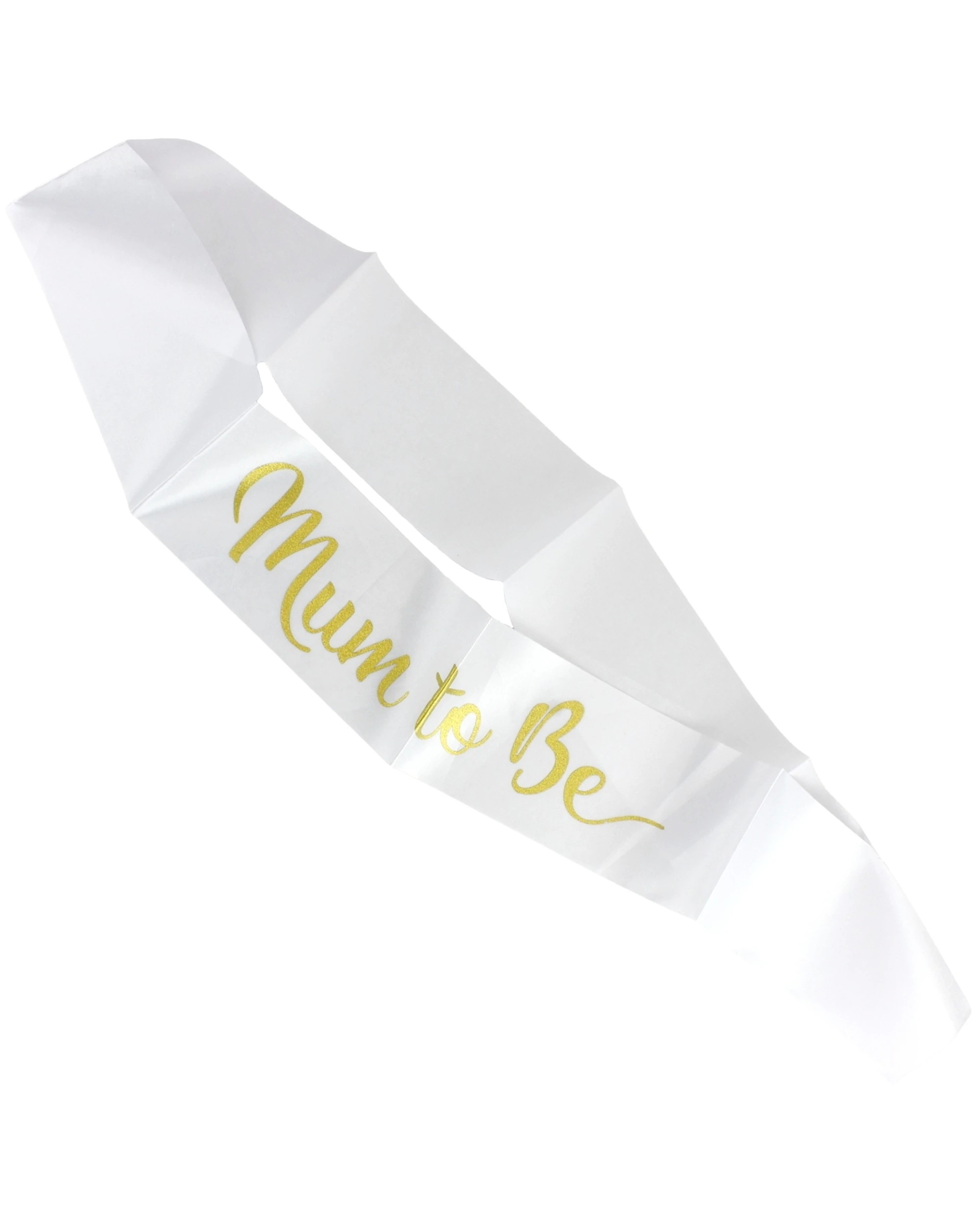1 JD Party Mum to Be White Sash, 1 of 1