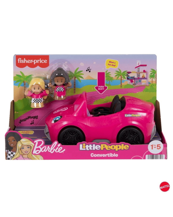 Fisher-Price Barbie Little People Convertible Car Toy