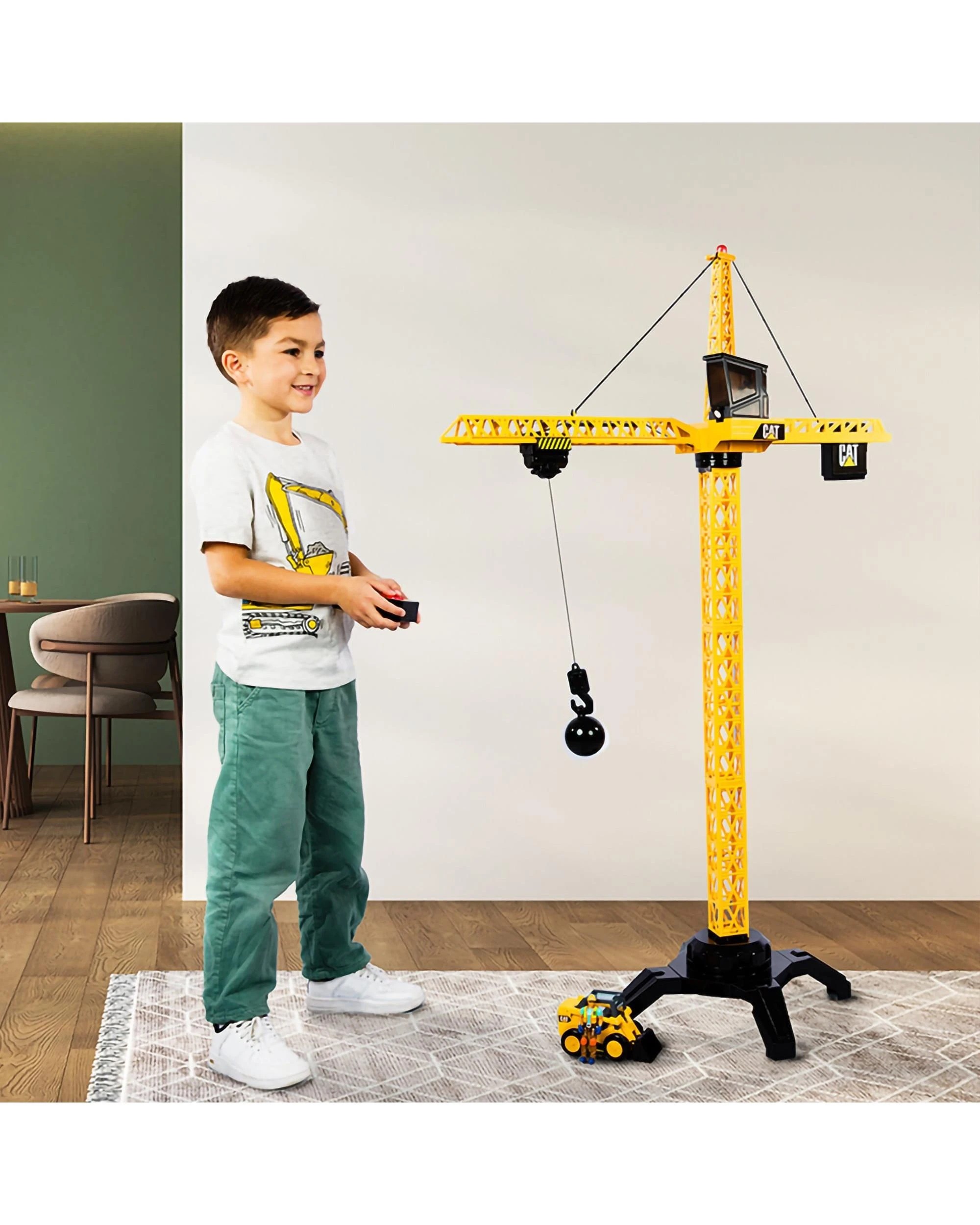 4 CAT WorkForce Jumbo Tower RC Crane Set, 4 of 4