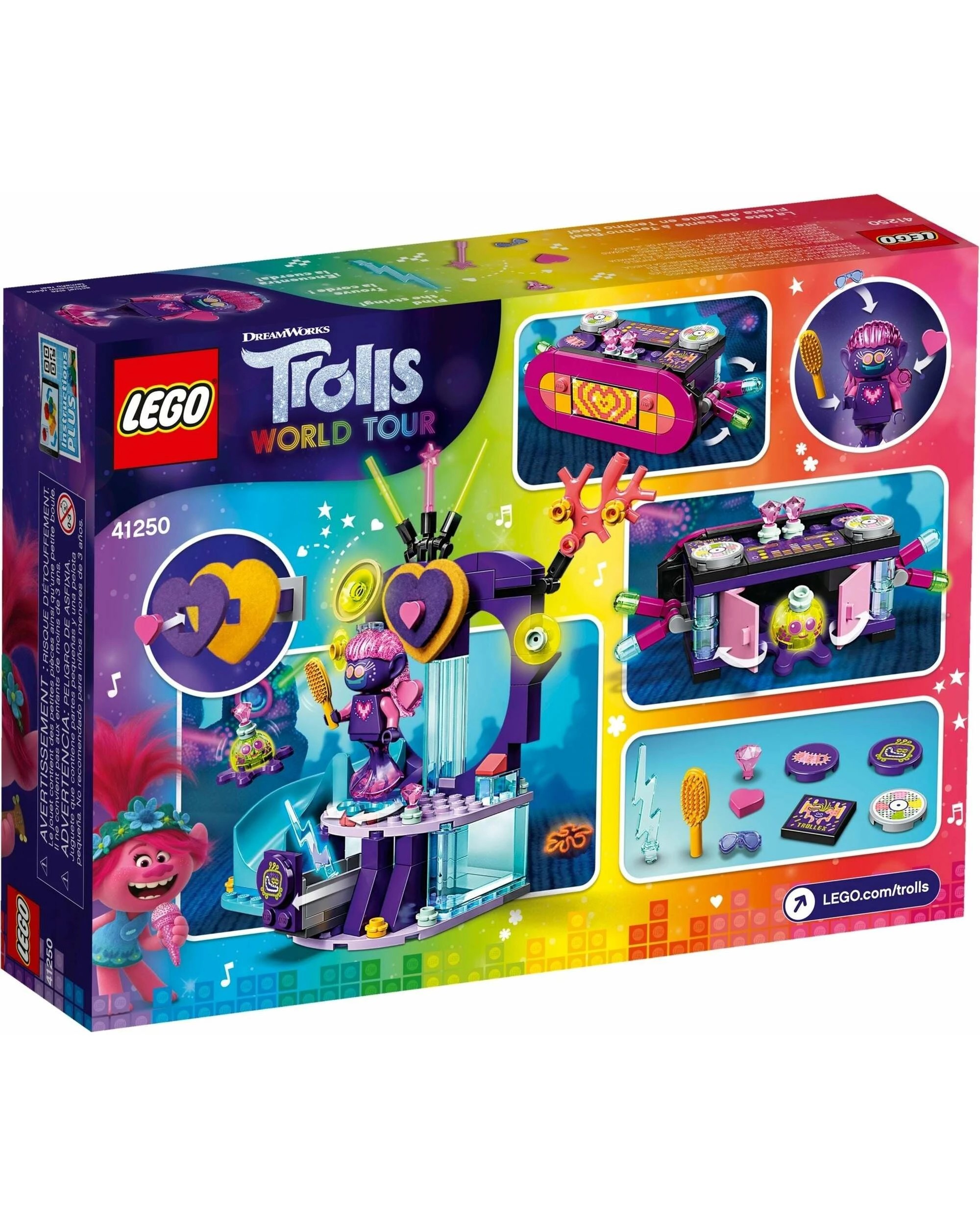 4 LEGO Trolls World Tour Techno Reef Dance Party 41250 Building Kit Awesome Trolls, 4 of 5