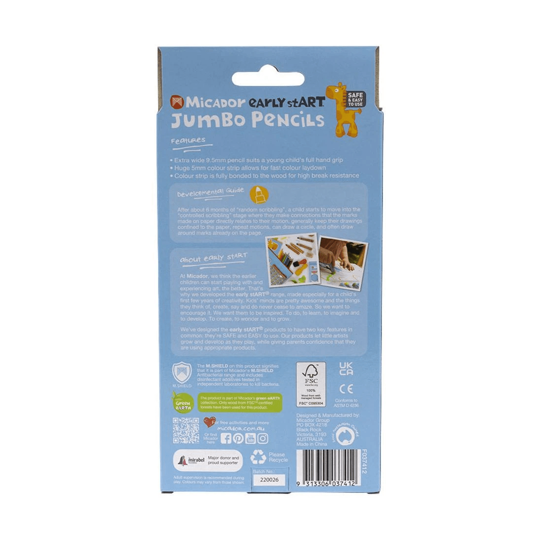 2 Micador early stART Jumbo Pencils 10 Pack, 2 of 6
