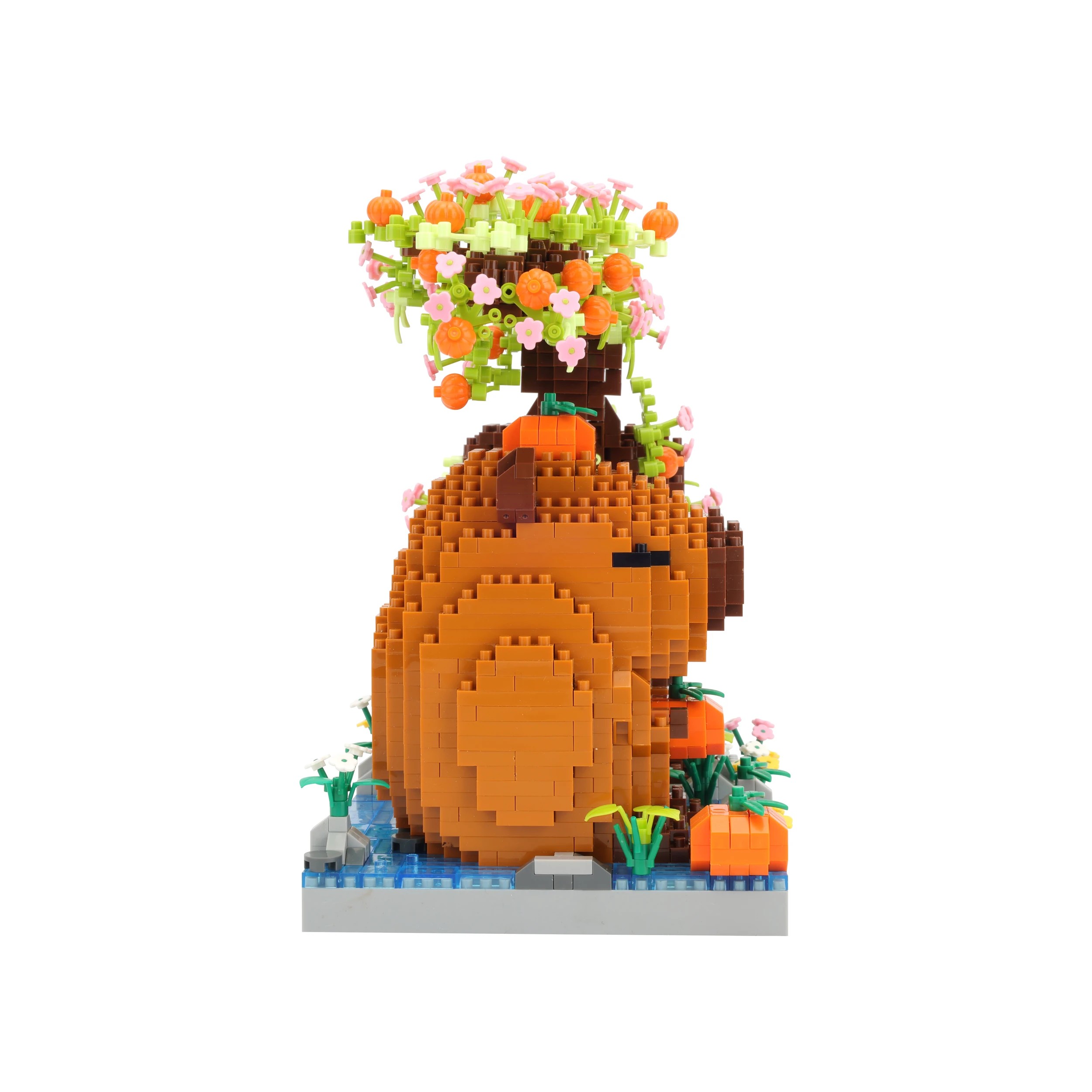 4 1731 Piece Mini Blocks Animal Series: Capybara Under Tree, 4 of 7