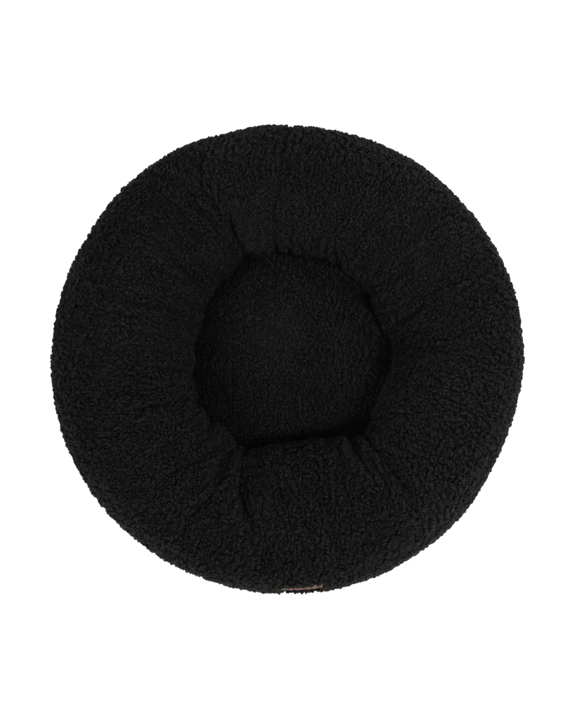3 Charlie's Teddy Fleece Round Calming Dog Bed Medium - Charcoal, 3 of 6