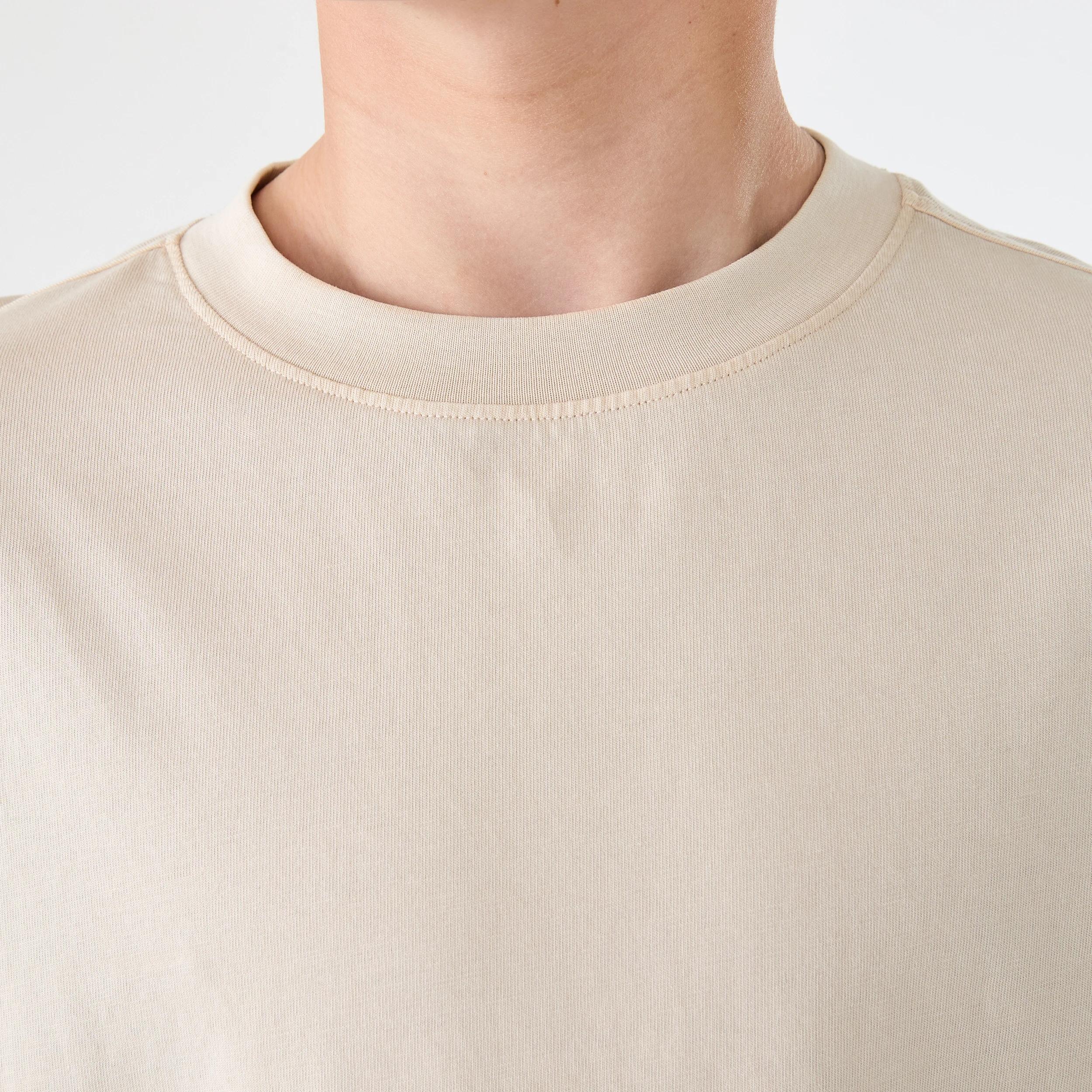 4 Short Sleeve Oversized Acid Wash T-shirt NEUTRAL, 4 of 6