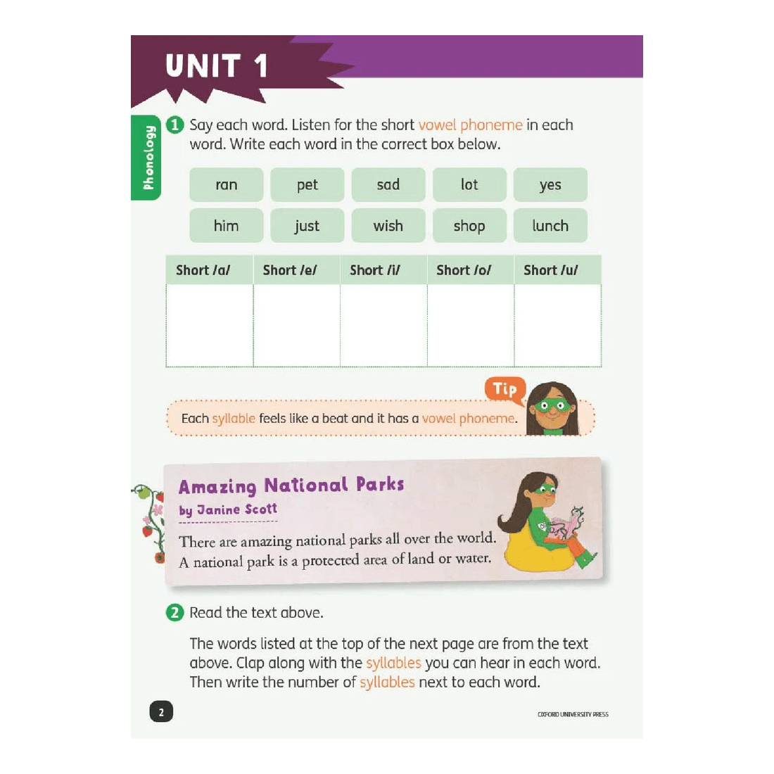 2 Oxford Everyday Spelling Student Book 1, 2 of 3
