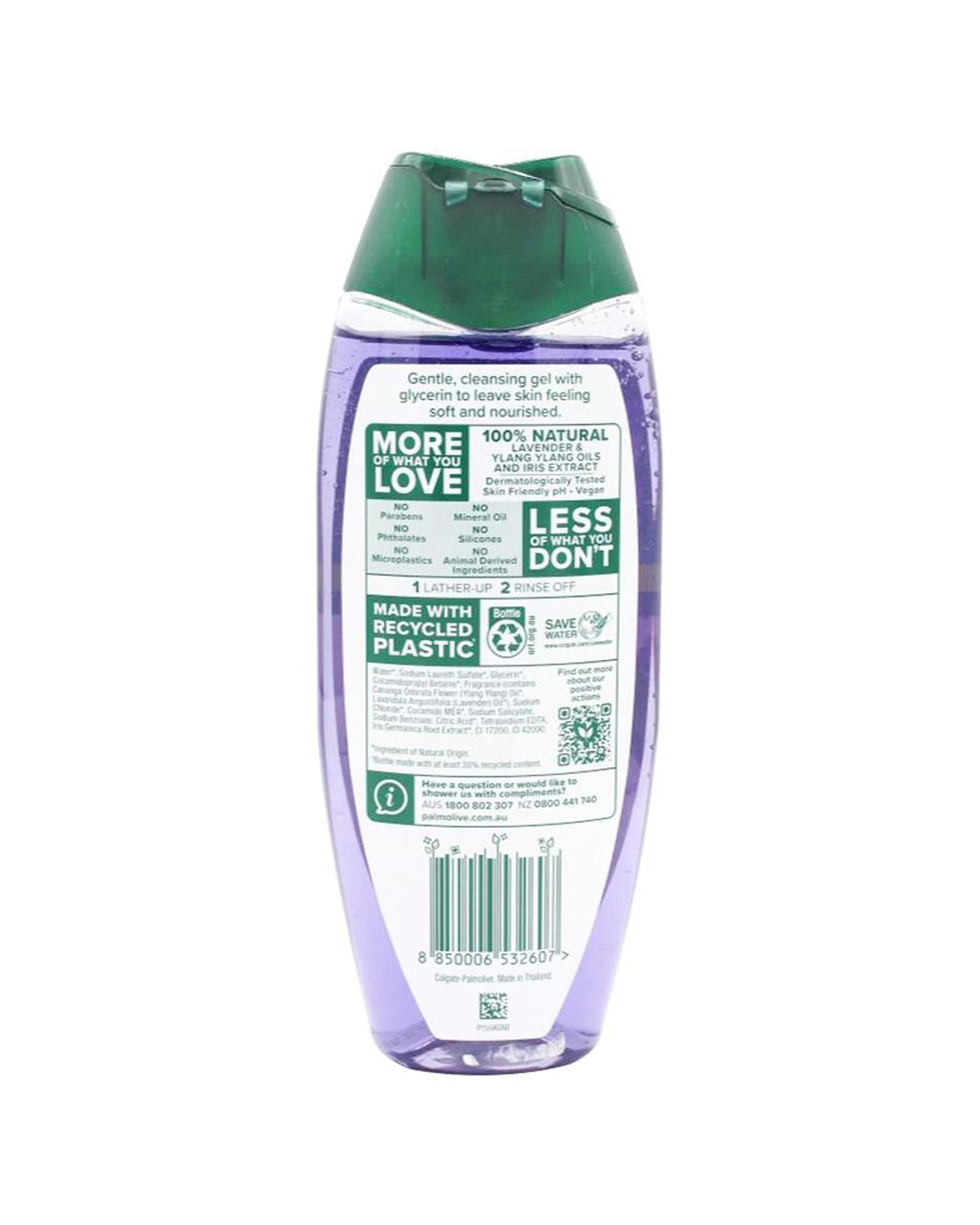 3 Palmolive Naturals 6PK Body Wash 500ml Anti-Stress Ylang Ylang Iris - Purple, 3 of 4