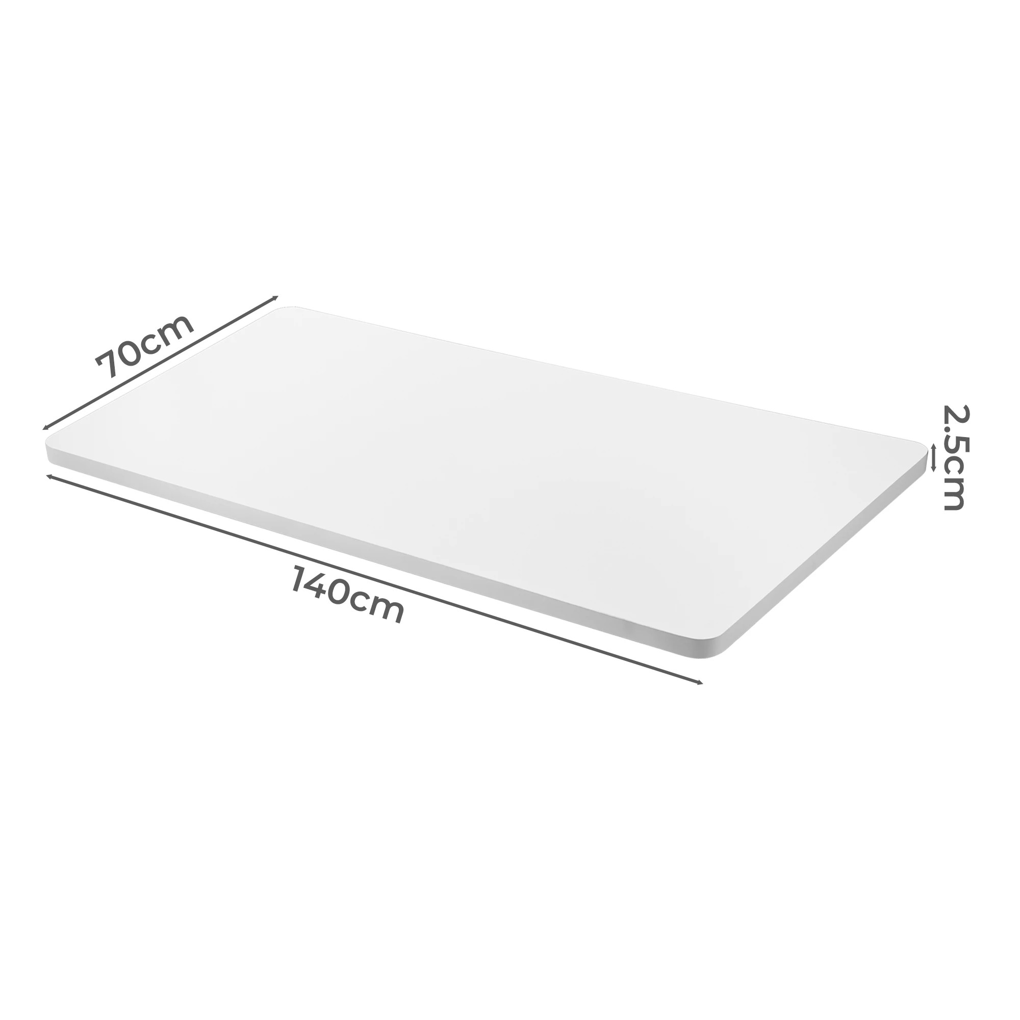 3 Levede White 120x60cm Desk Top, 3 of 6
