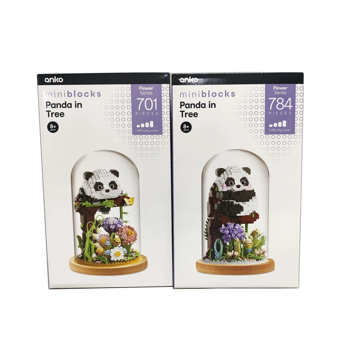 1 Mini Blocks Flower Series: Panda in Tree - Assorted, 1 of 4