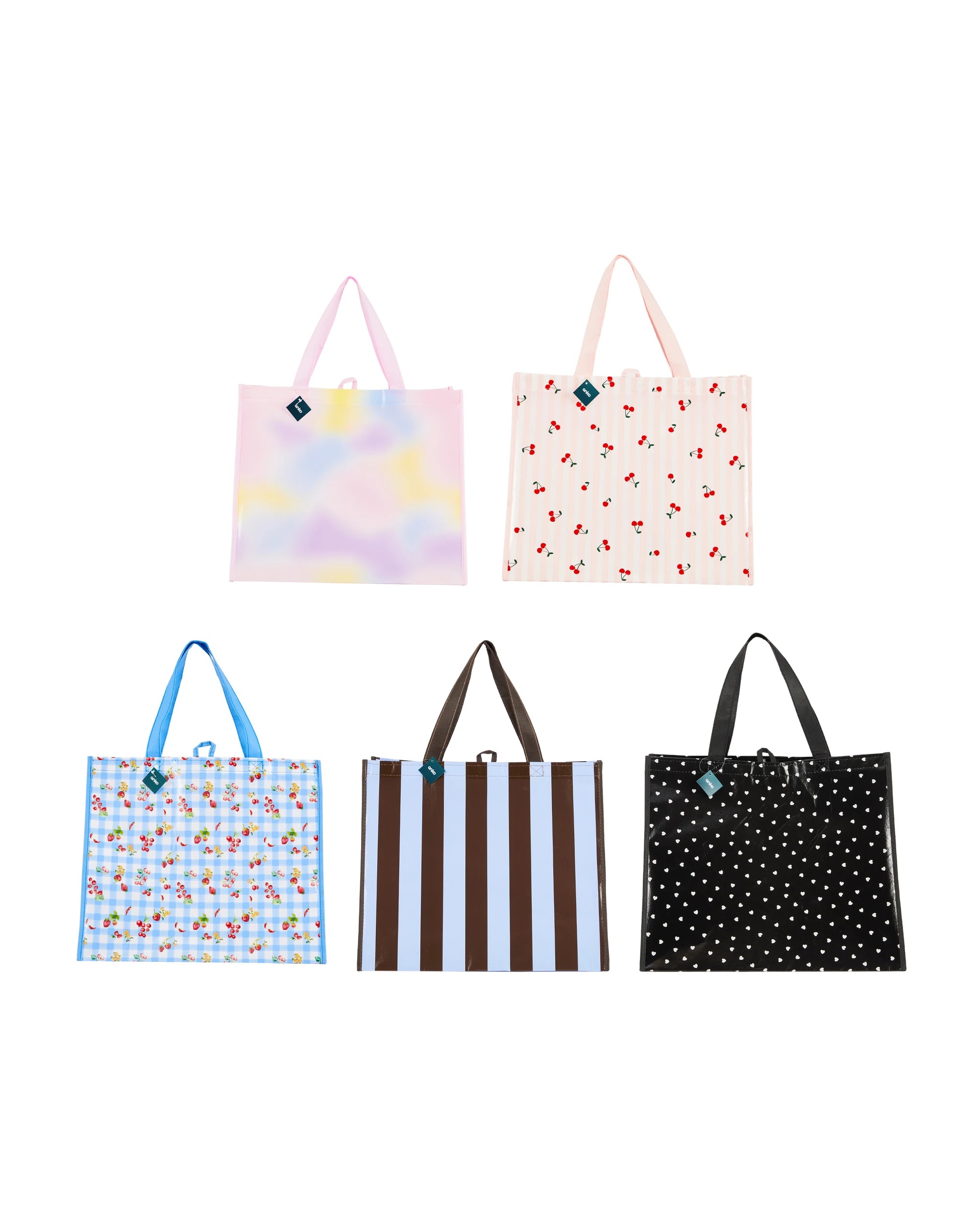4 Laminated Reusable Bag - Assorted, 4 of 4