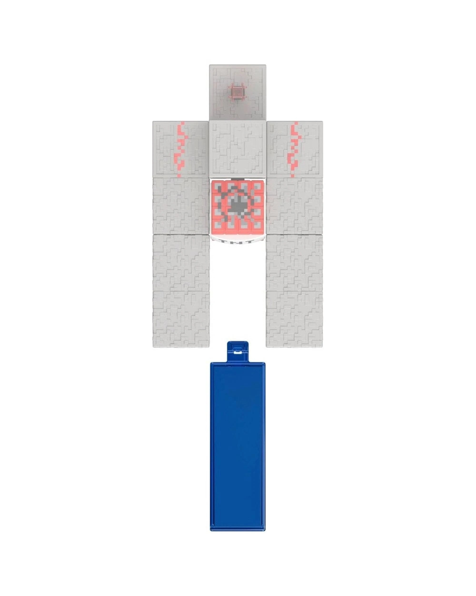 4 Minecraft Redstone Charged Chestnut Wolf Figure, 4 of 6