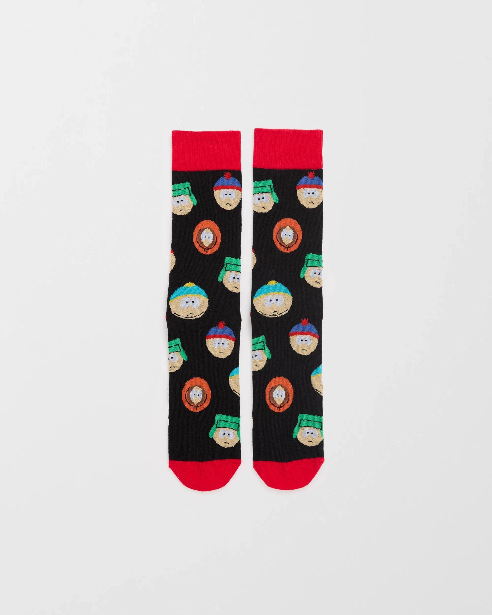 3 Swag South Park Crew Socks BLACK, 3 of 3