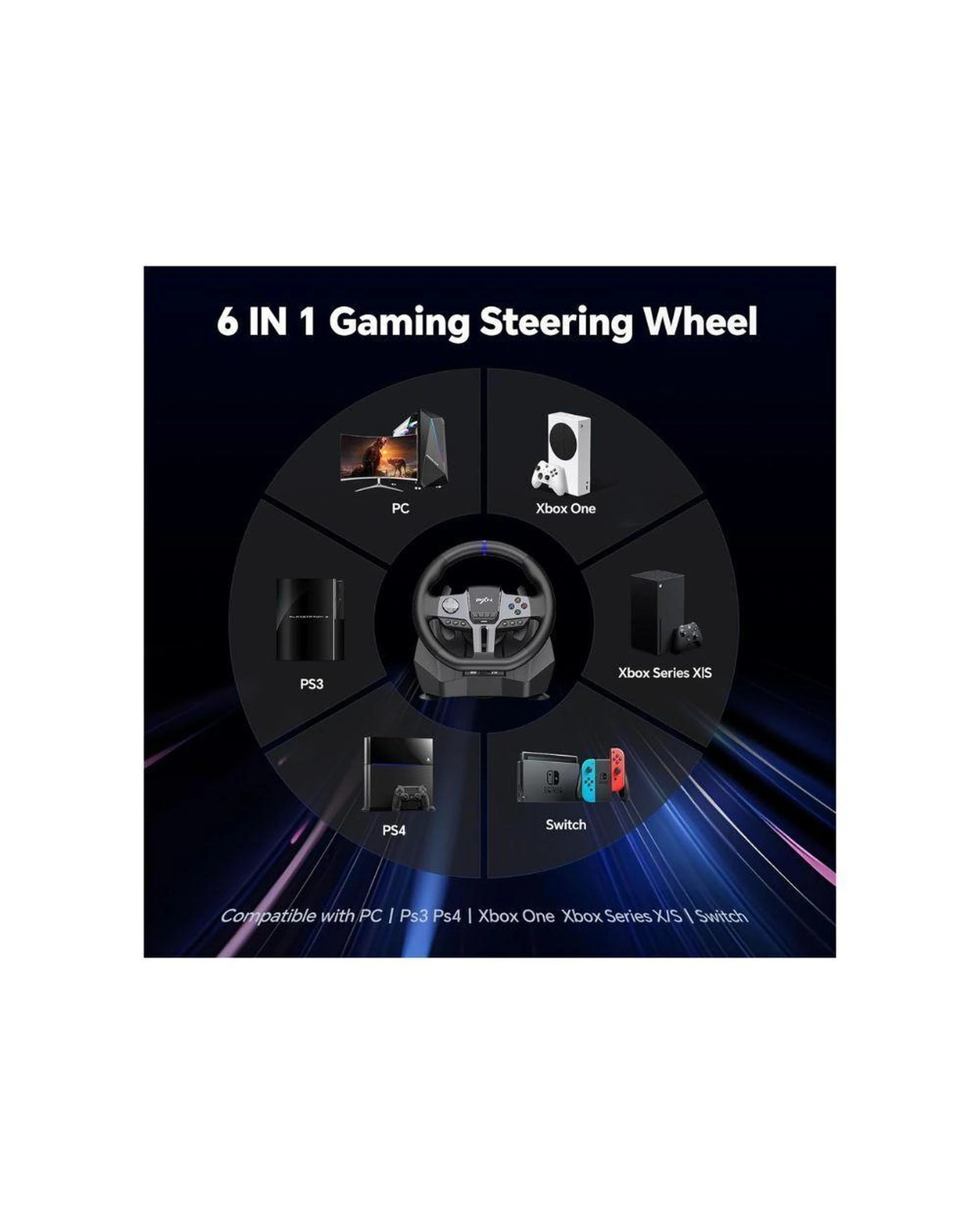 9 PXN V9 GEN2 Wheel Racing - Black, 9 of 10
