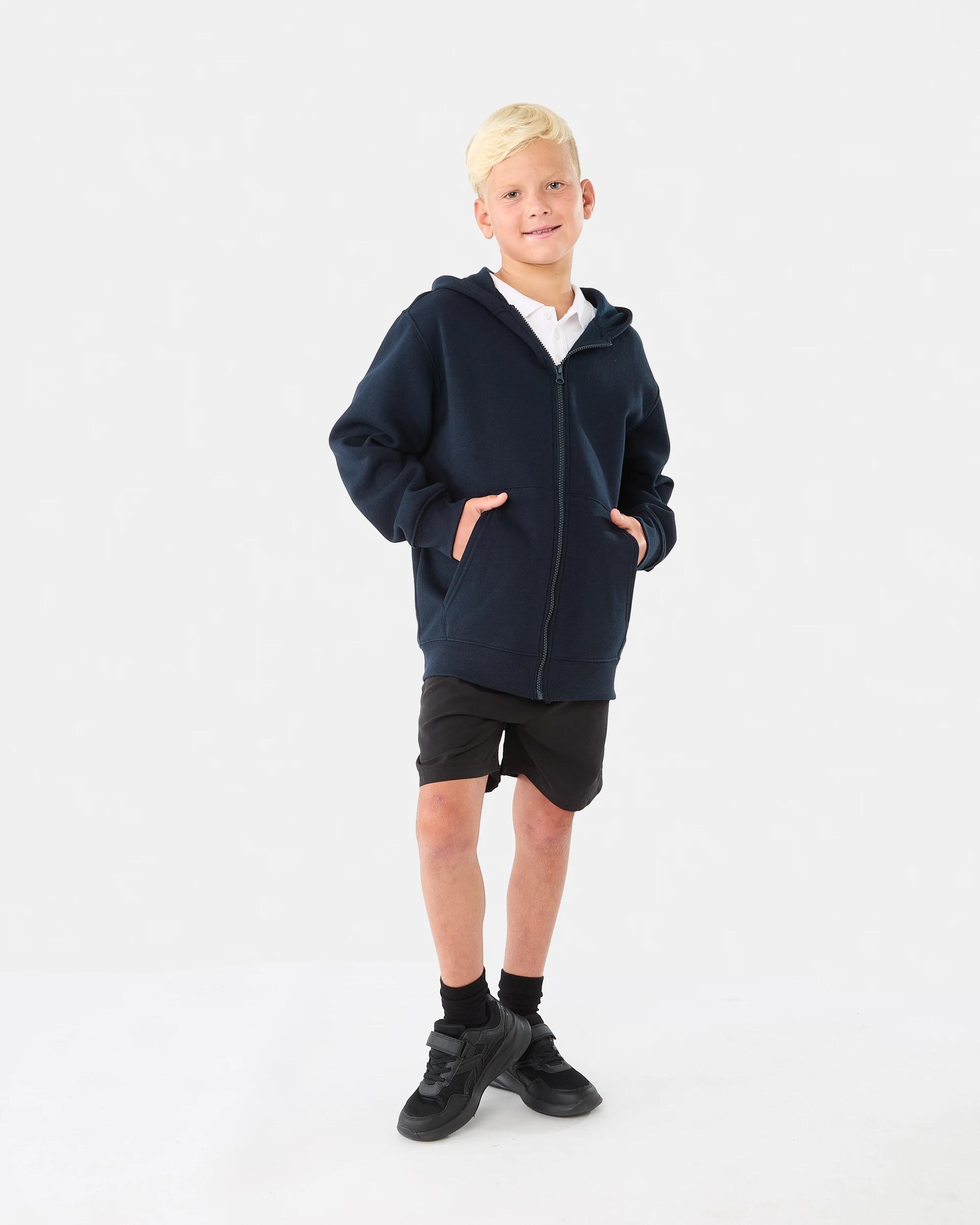 6 Zip Through Hoodie Nvy Sphire, 6 of 7