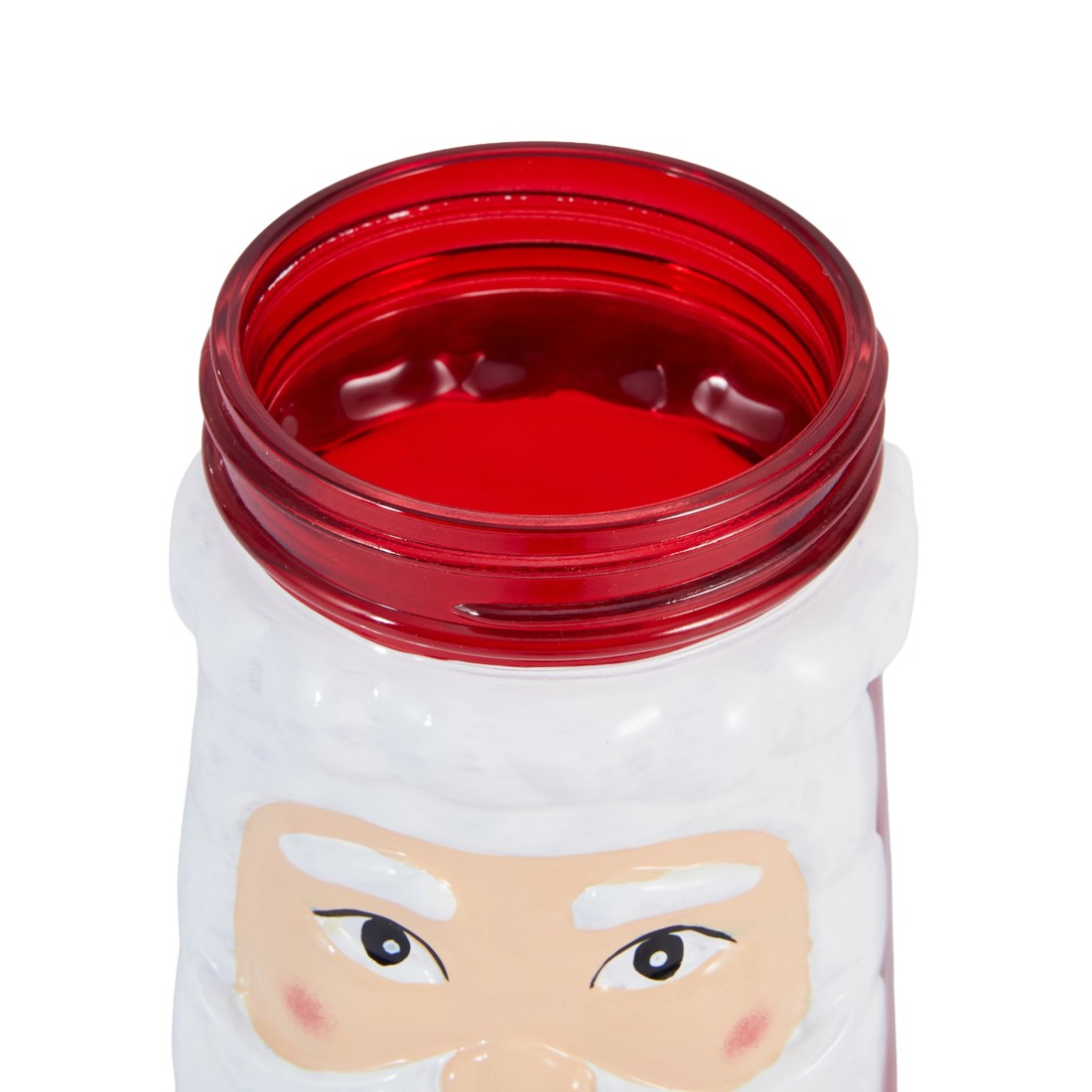 6 Santa Drink Jar & Straw, 6 of 7