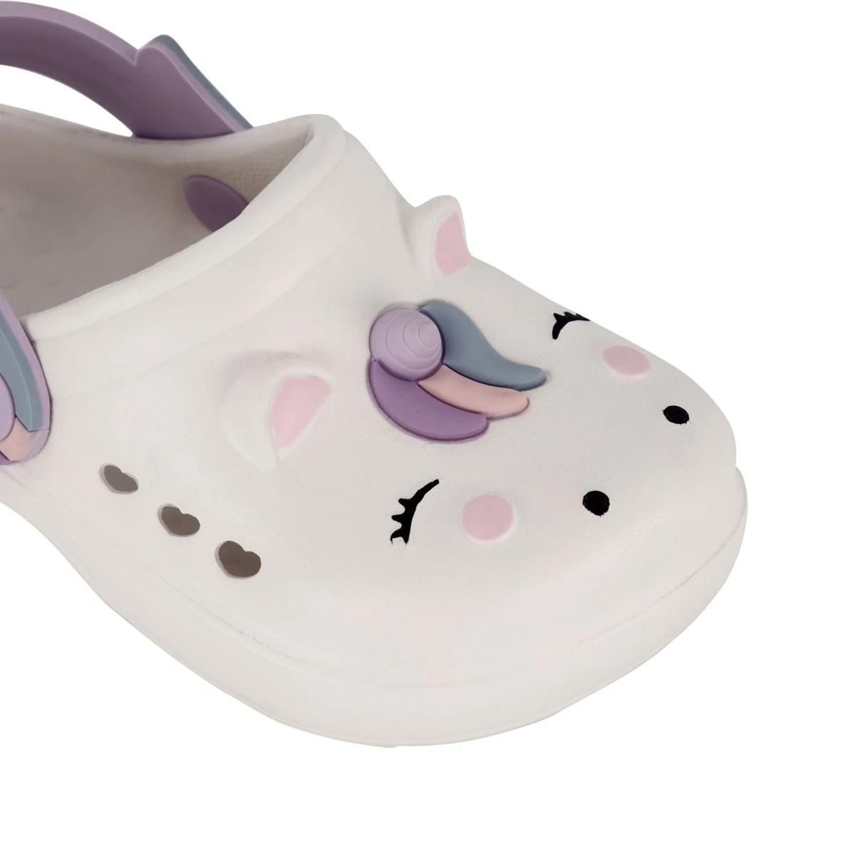 4 Junior Novelty Clogs CREAM, 4 of 4