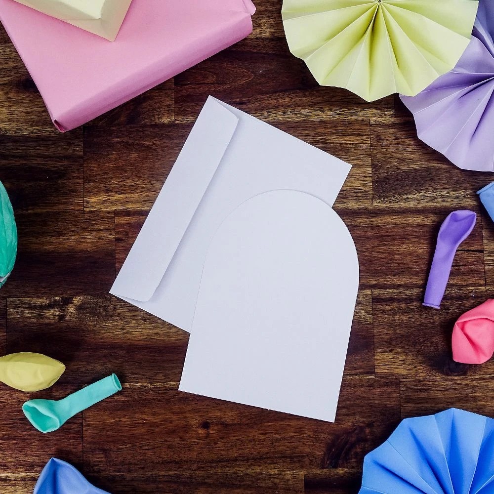 6 Quill Cards and Envelopes Arch Die Cut 125x175mm 15 Pack, 6 of 6