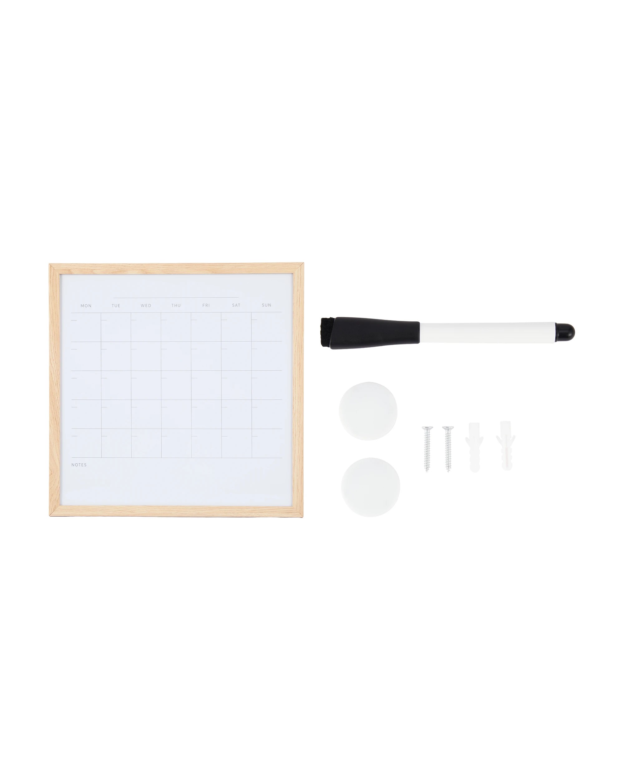 1 Square Magnetic Calendar Whiteboard 35.5cm x 35.5cm, 1 of 5