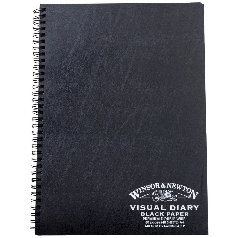 1 Winsor & Newton Black Paper A4 Visual Art Diary, 1 of 1
