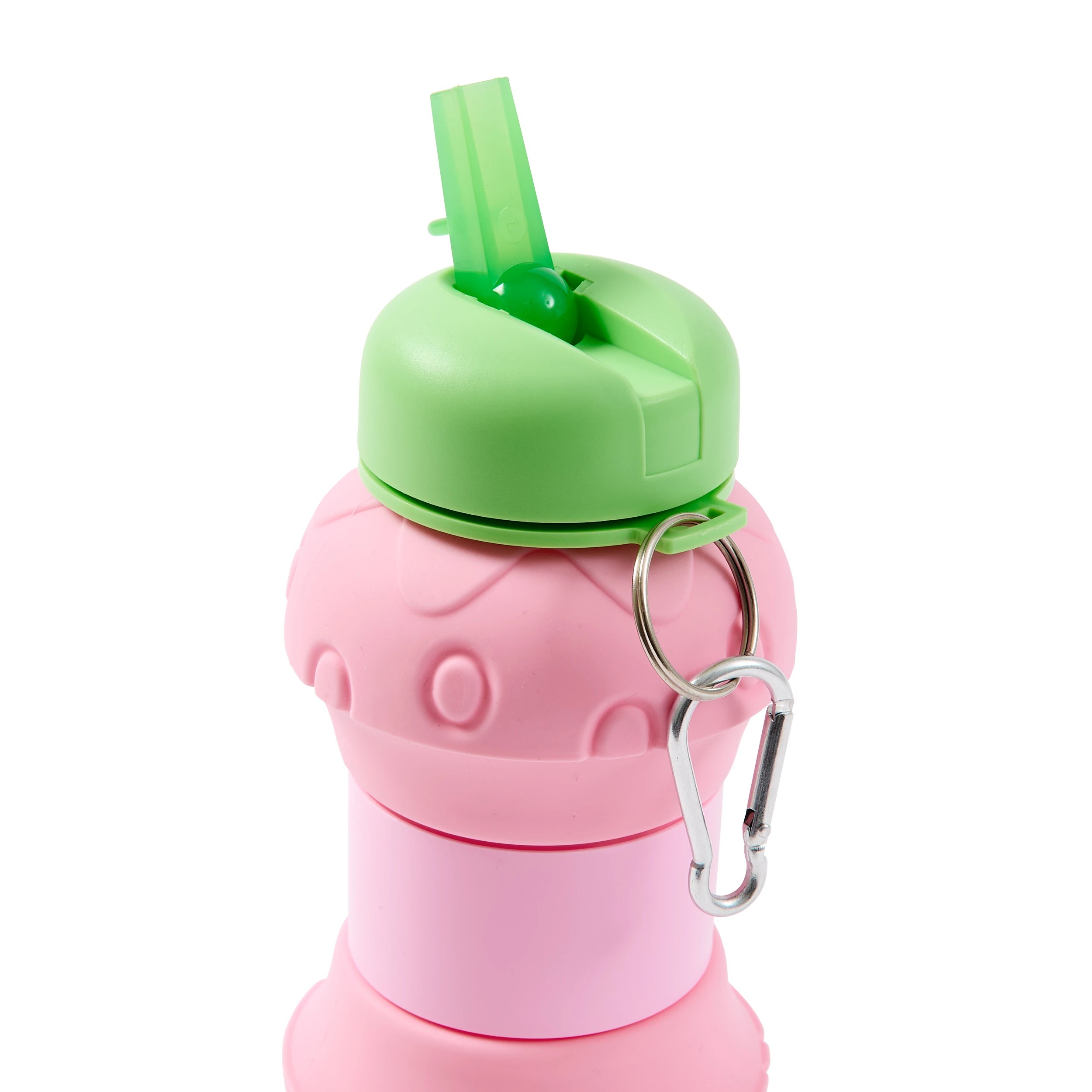 6 600ml Pop-Up Collapsible Drink Bottle - Strawberry, 6 of 10