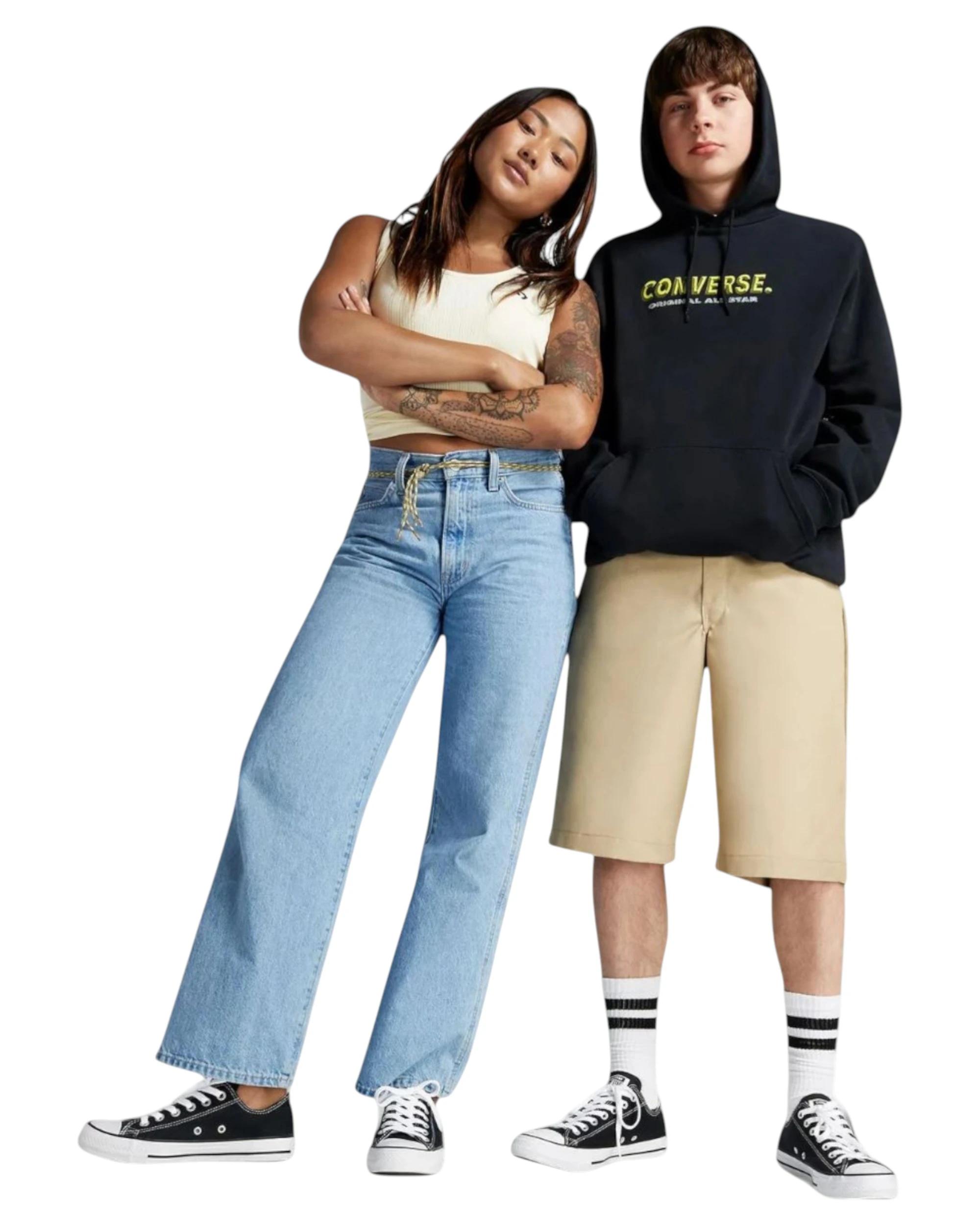 7 Converse Unisex Chuck Taylor All Star Classic Low Top Canvas Shoes BLACK, 7 of 10