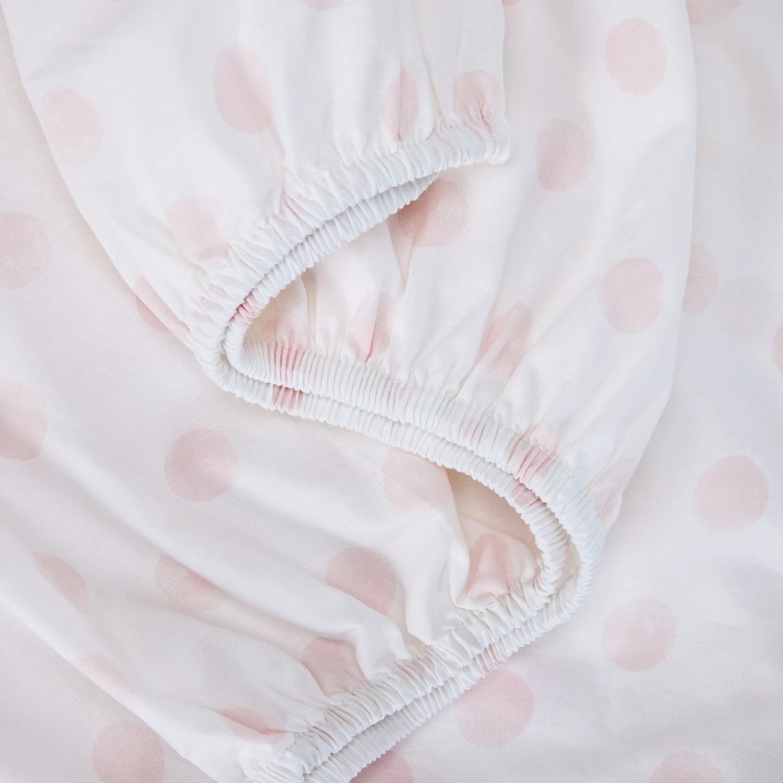 5 2 Pack Organic Cotton Fitted Cot Sheets - Bunny and Spot, 5 of 6