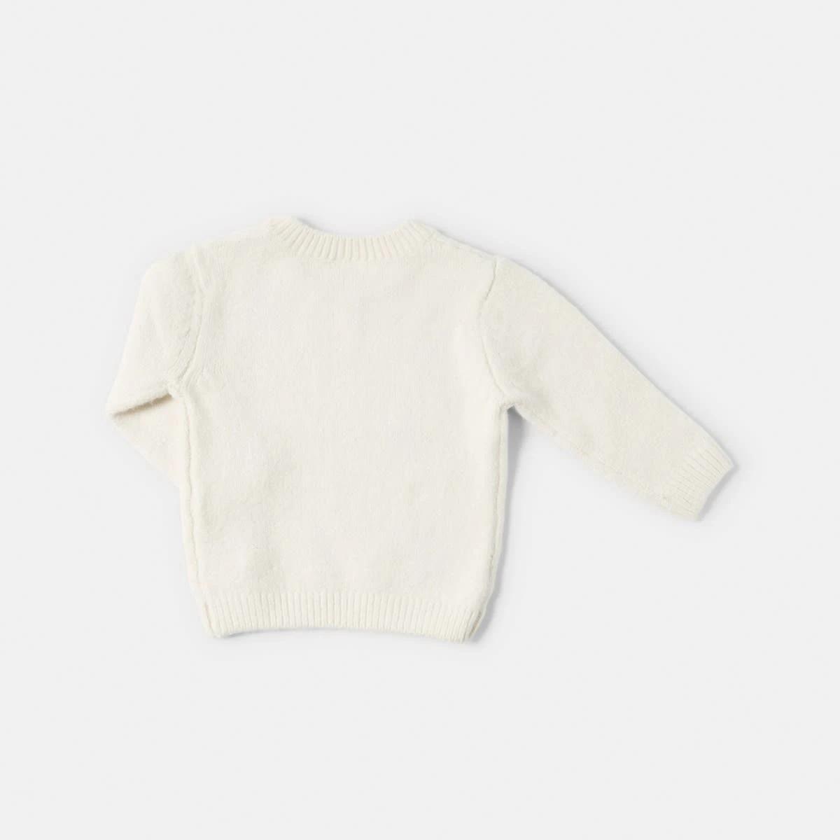 2 Applique Knit Top Wht Floral, 2 of 3