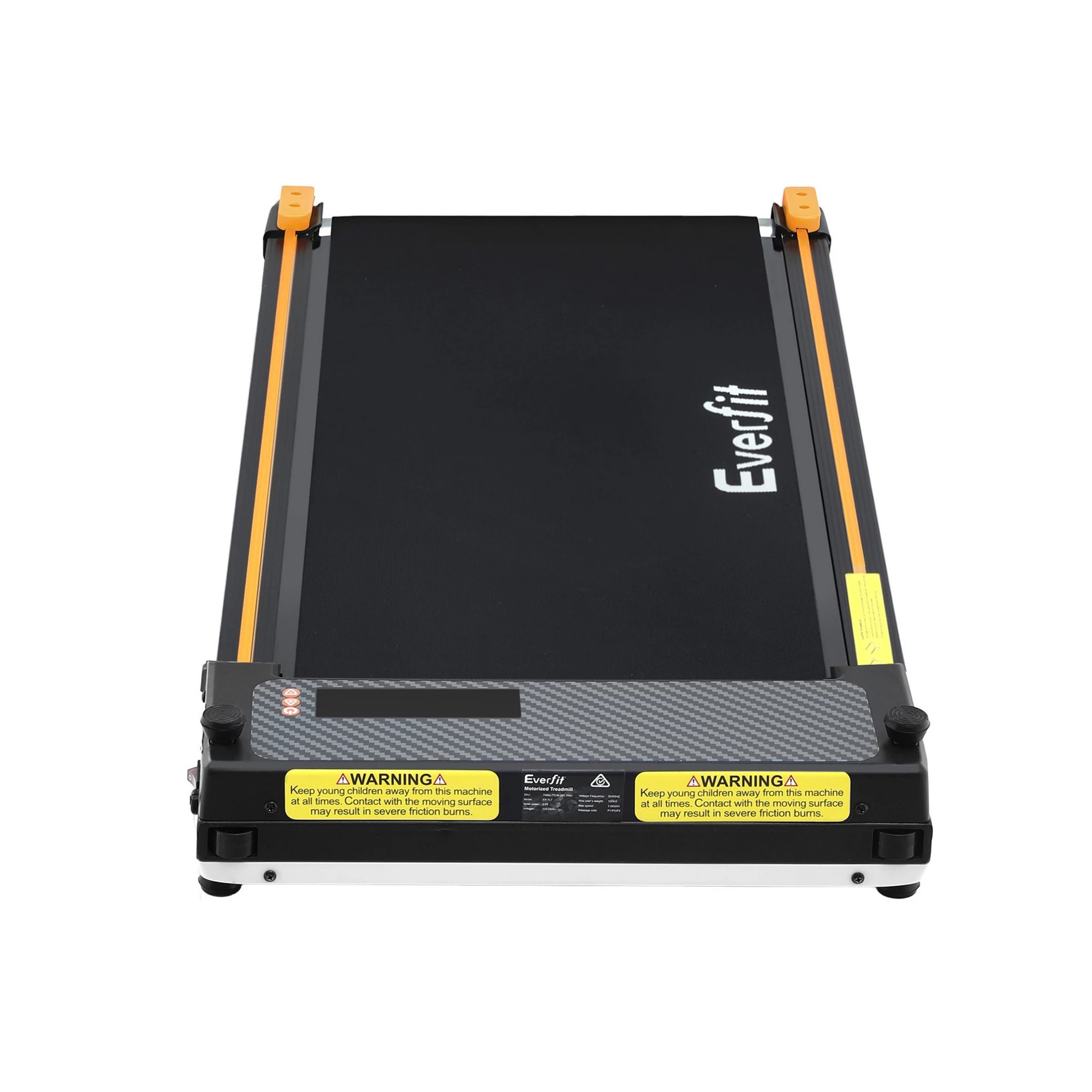 1 Everfit 2 Side Walking Pad Treadmill with Massage Function Fitness 380mm - Black, 1 of 7