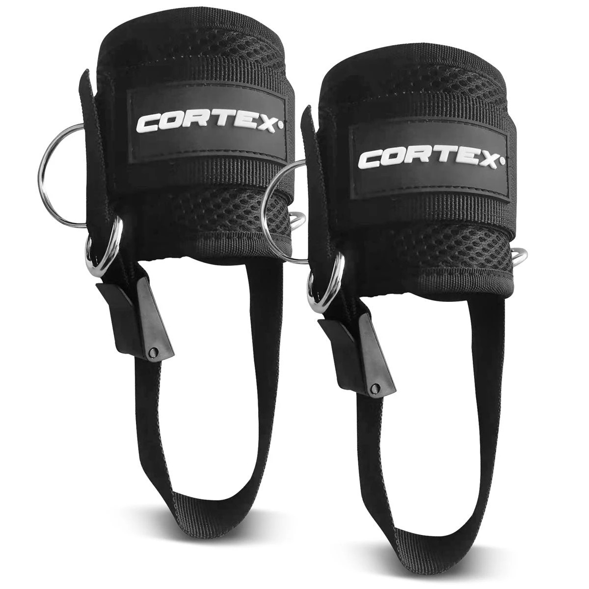 2 CORTEX Premium Ankle Strap Cuff Cable Pulley Attachment Pair, 2 of 6