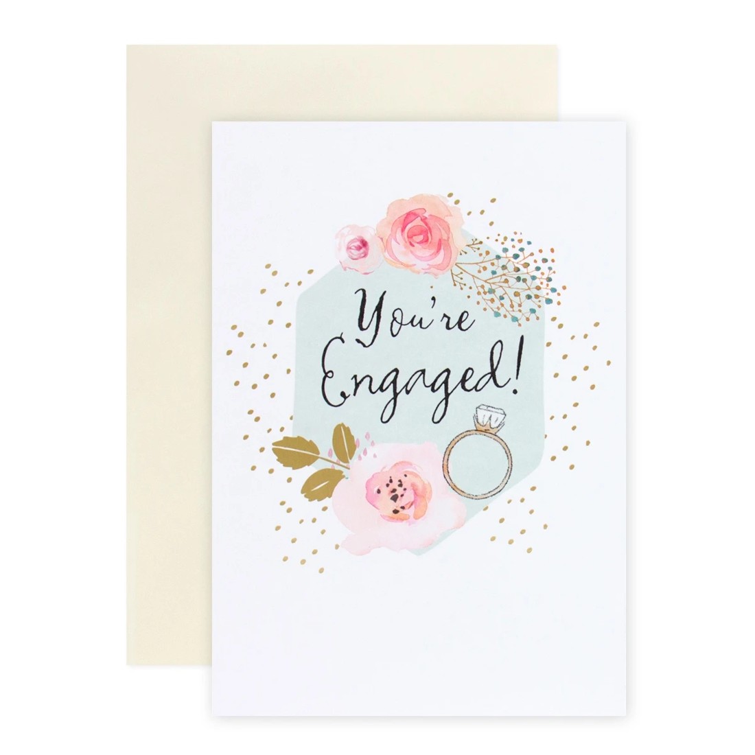 1 Connections from Hallmark Engagement Card - Stylish Roses, 1 of 3