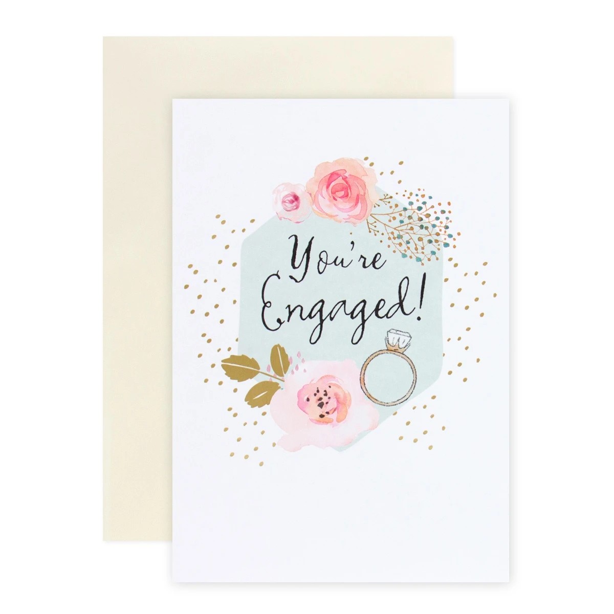 1 Connections from Hallmark Engagement Card - Stylish Roses, 1 of 3