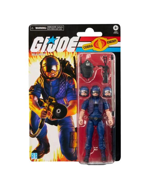G.I. Joe Classified Series: Retro Cardback Tele-Viper Action Figures