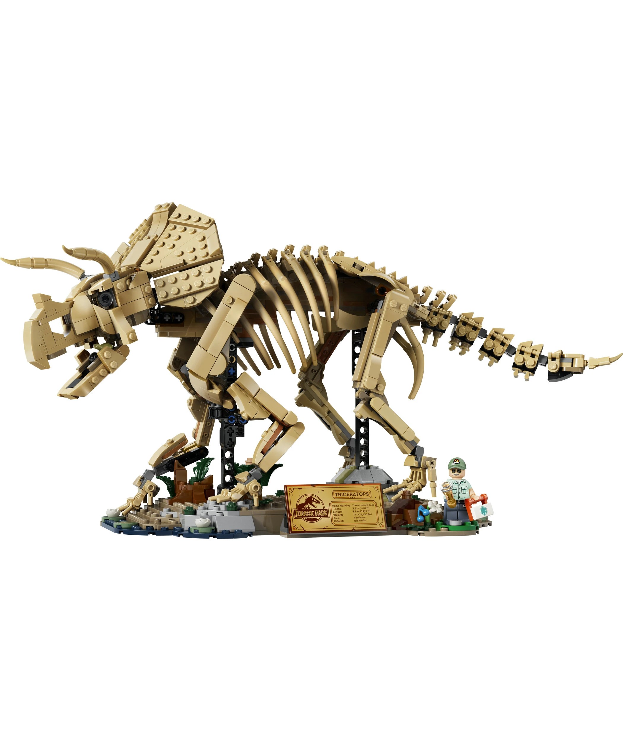 2 LEGO Jurassic World Dinosaur Fossils: Triceratops 77985, 2 of 9