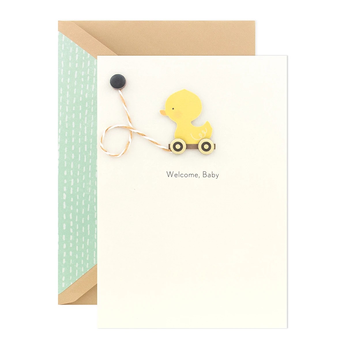 1 Hallmark Signature New Baby Card - Birth of Baby Duck, 1 of 3