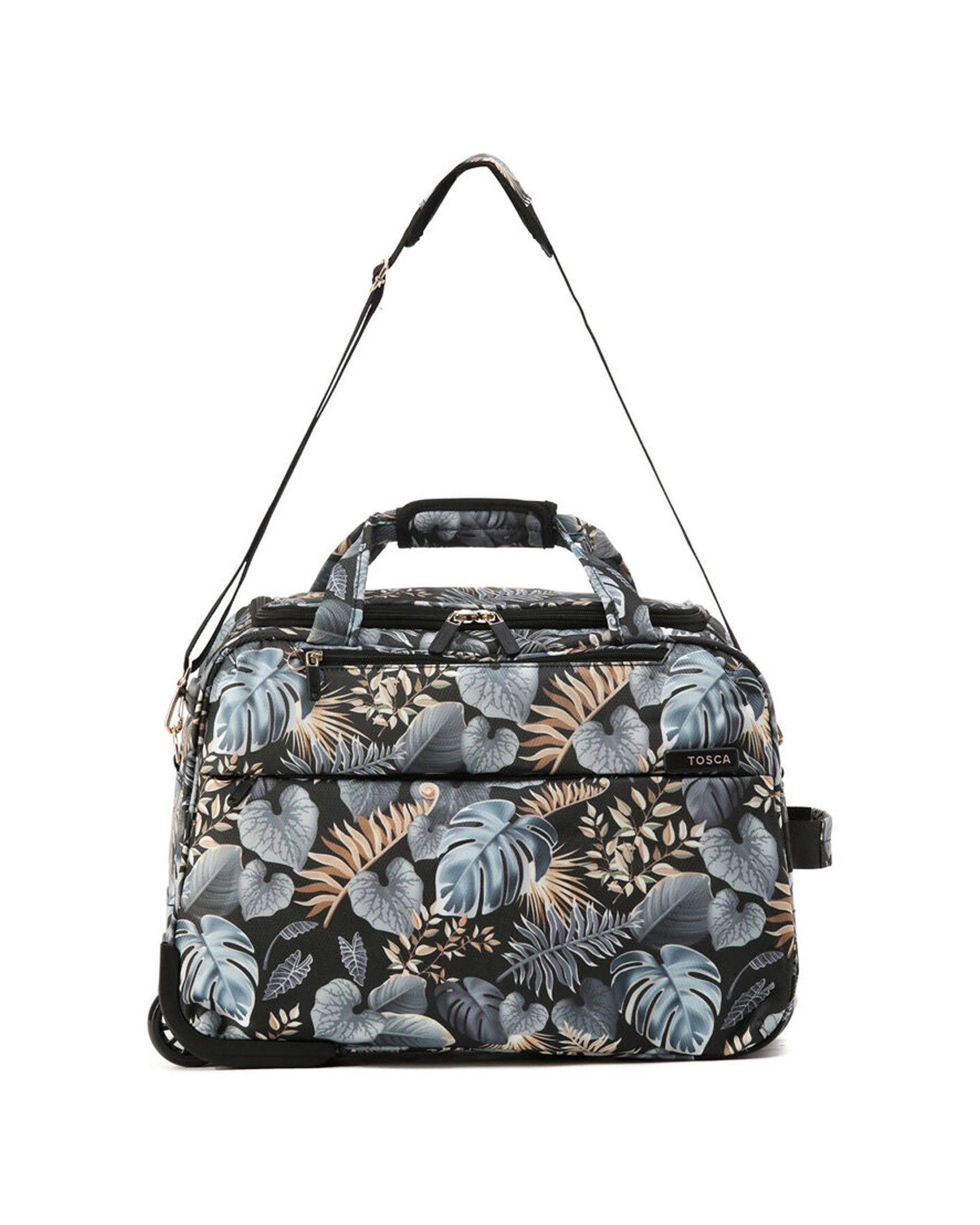 1 Tosca So-Lite 45L Cabin Travel Trolley Bag With Wheels - Pattern, 1 of 3