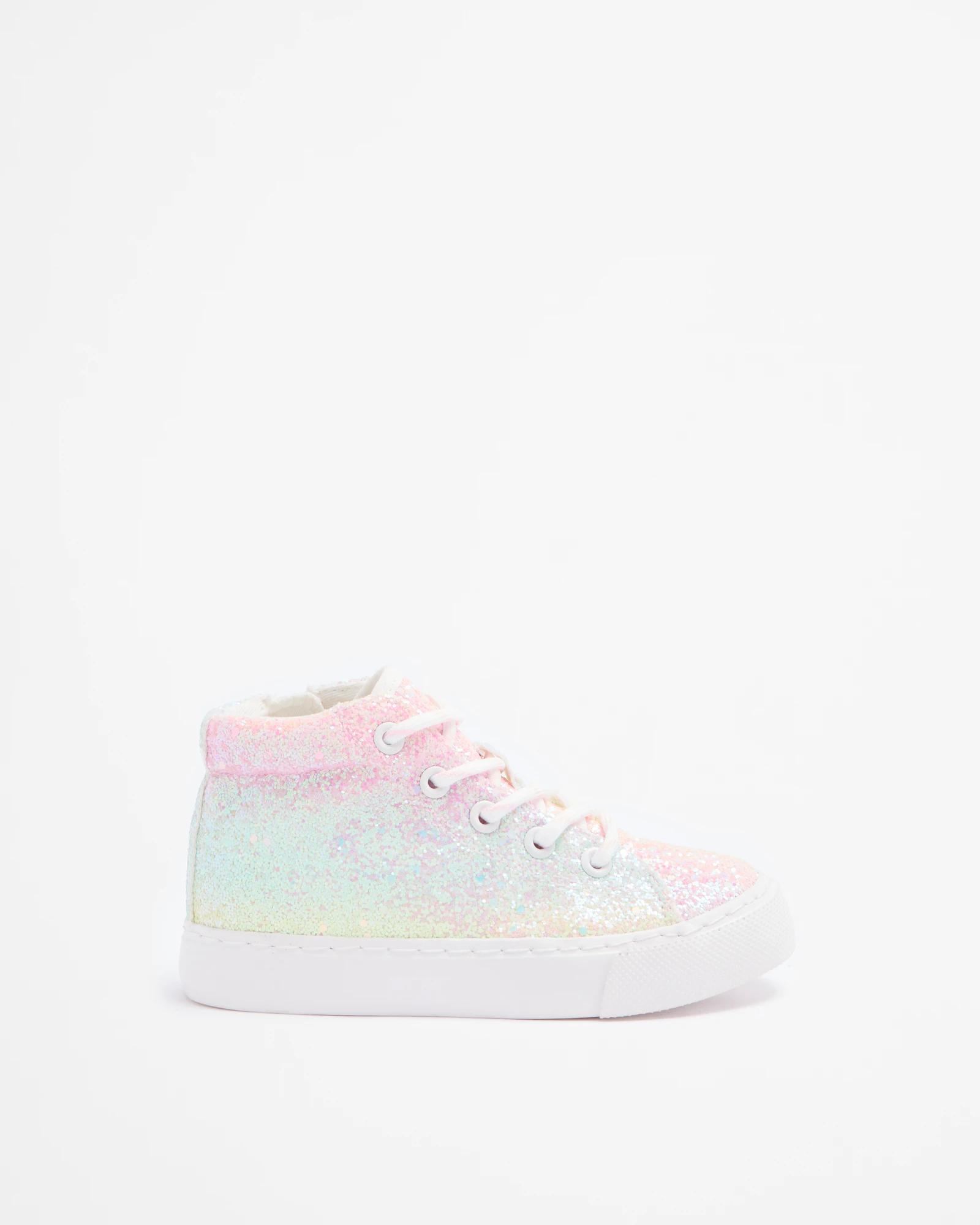 1 Target Girls Junior Glitter High Top Sneaker - Selwyn MULTI, 1 of 2