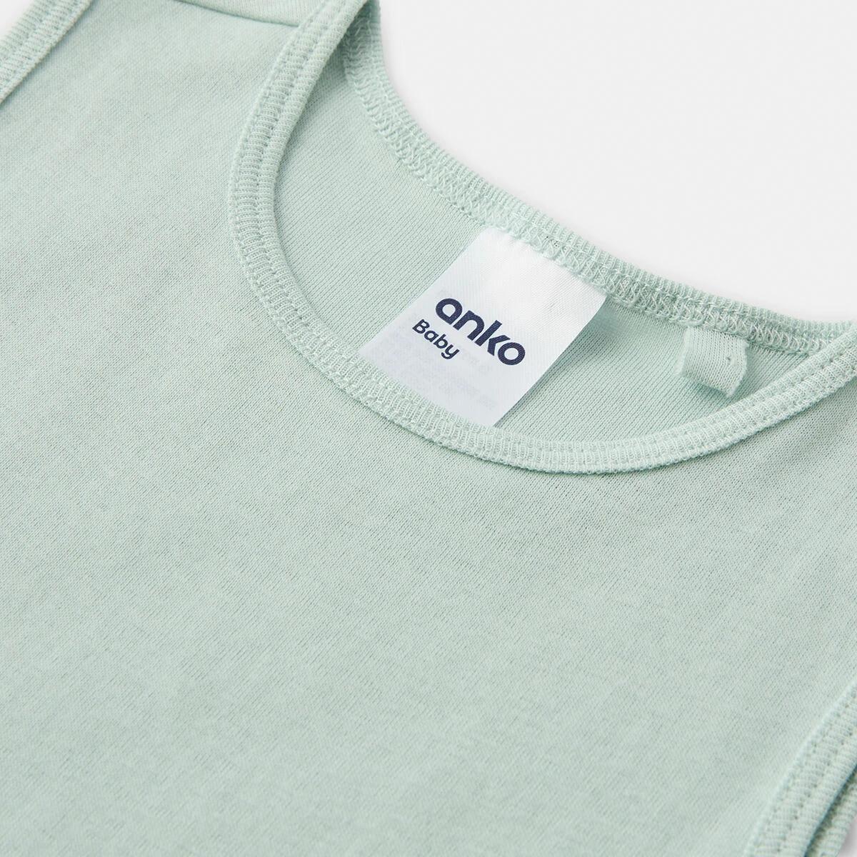 5 2 Pack Sleeveless Bodysuits SURF SPRAY AND WHITE MARLE, 5 of 6