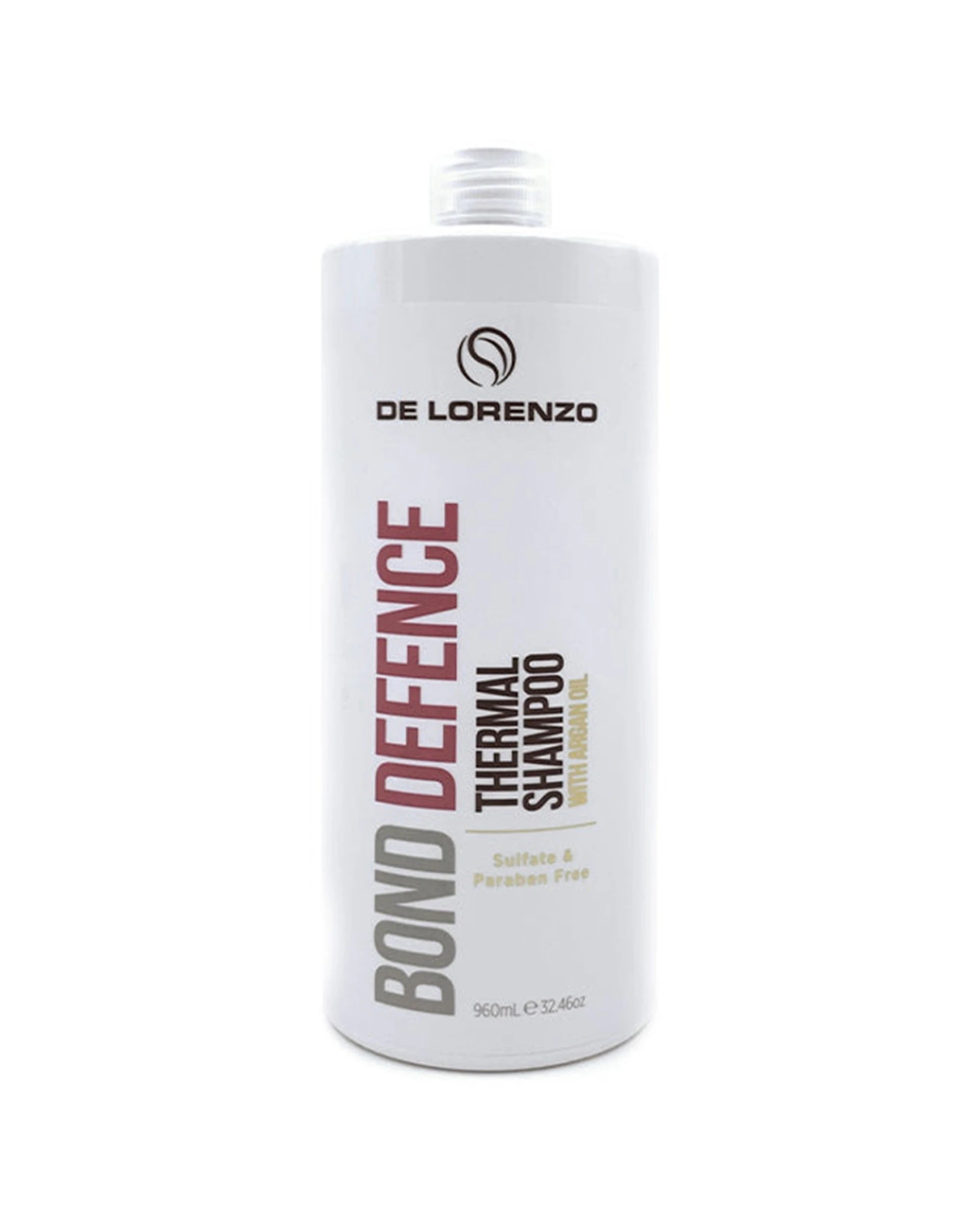 1 De LORENZO Bond Defence Thermal Shampoo Heat Protection 960ml - White, 1 of 1