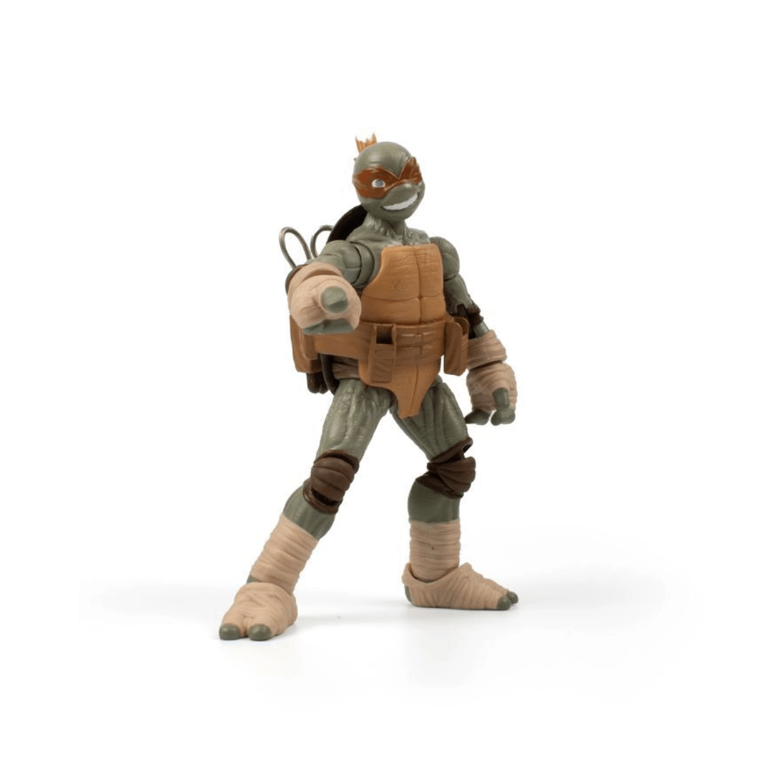 6 Teenage Mutant Ninja Turtles Michelangelo Action Figure Comic Book Collector Box - Orange, 6 of 6