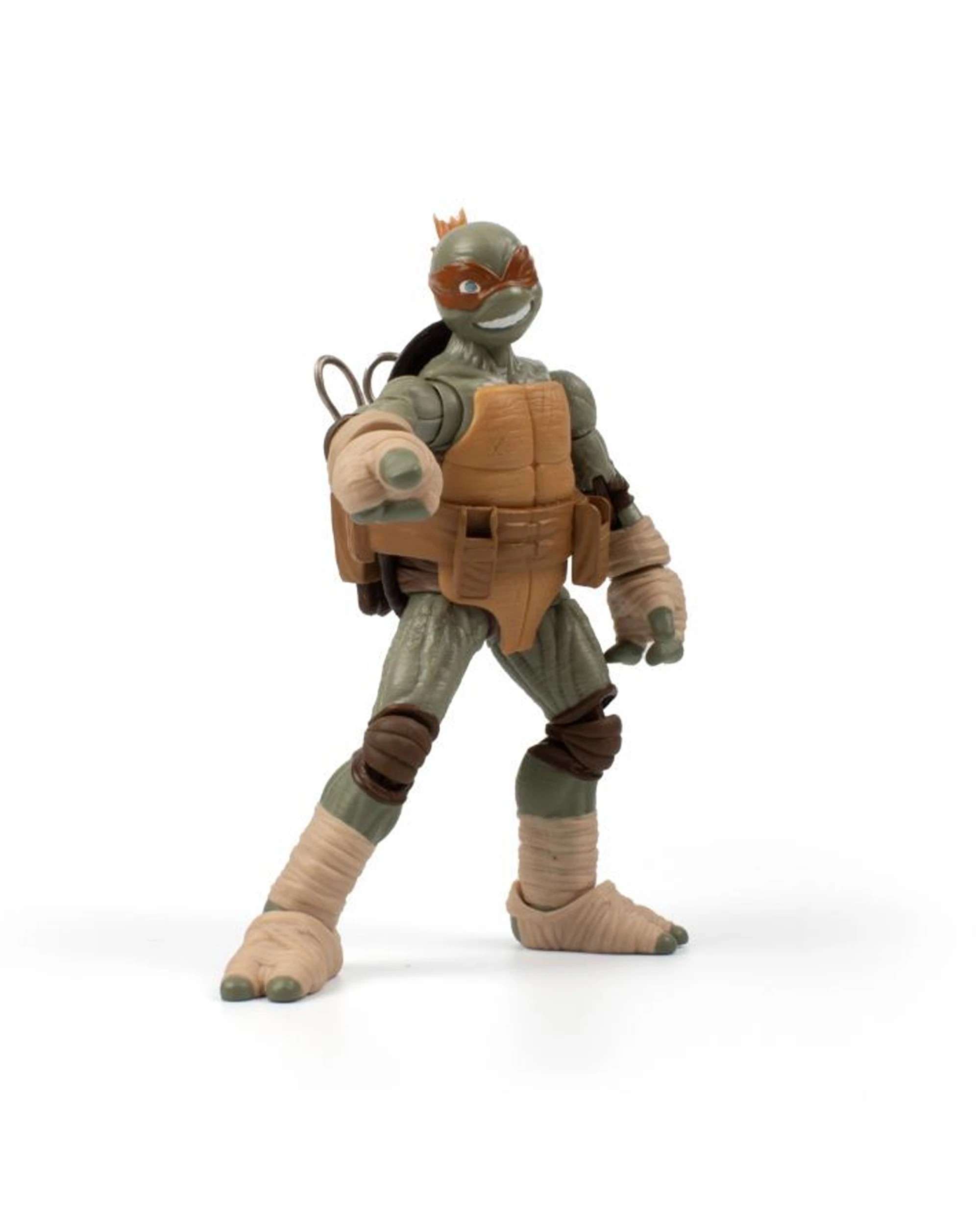 5 Teenage Mutant Ninja Turtles Michelangelo Action Figure Comic Book Collector Box - Orange, 5 of 6