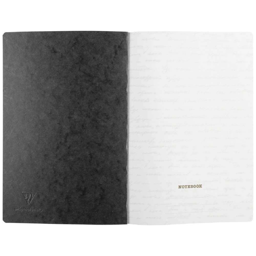 2 Clairefontaine My Essentials A4 Notebook Ruled 192 Page Black, 2 of 4